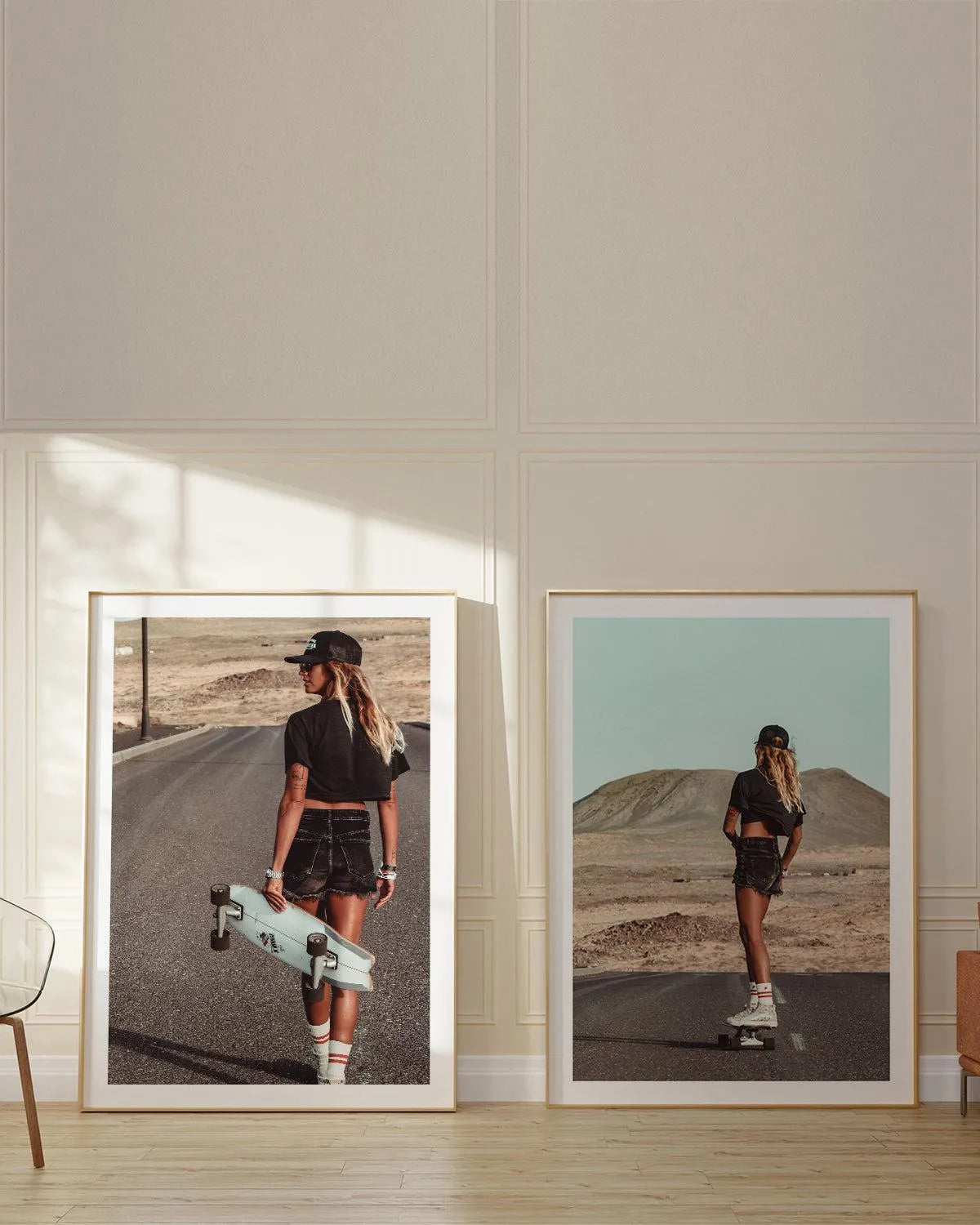 Skate Cruising by Marina Brisset Art Print from Olive et Oriel where you can shop wallpaper and artworks online