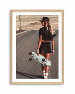 Skater Girl by Marina Brisset Art Print