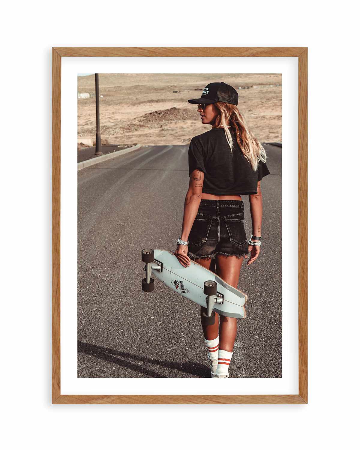 Skater Girl by Marina Brisset Art Print