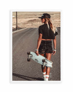 Skater Girl by Marina Brisset Art Print