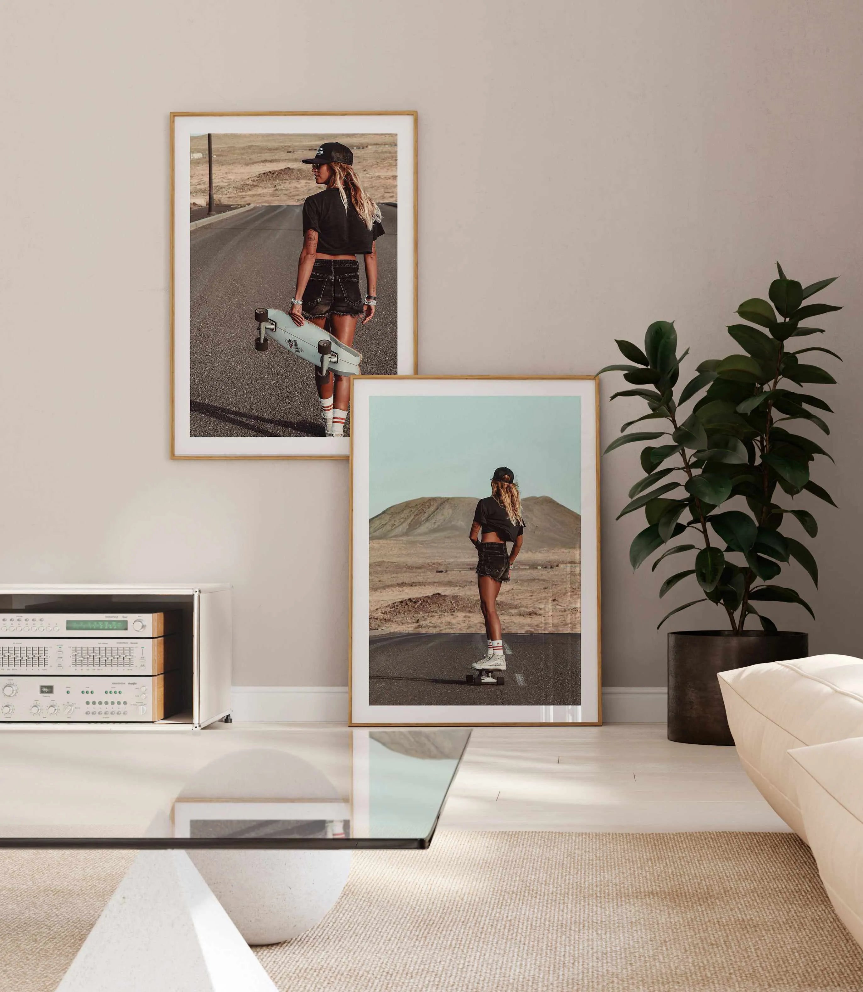 Skate Cruising by Marina Brisset Art Print from Olive et Oriel where you can shop wallpaper and artworks online