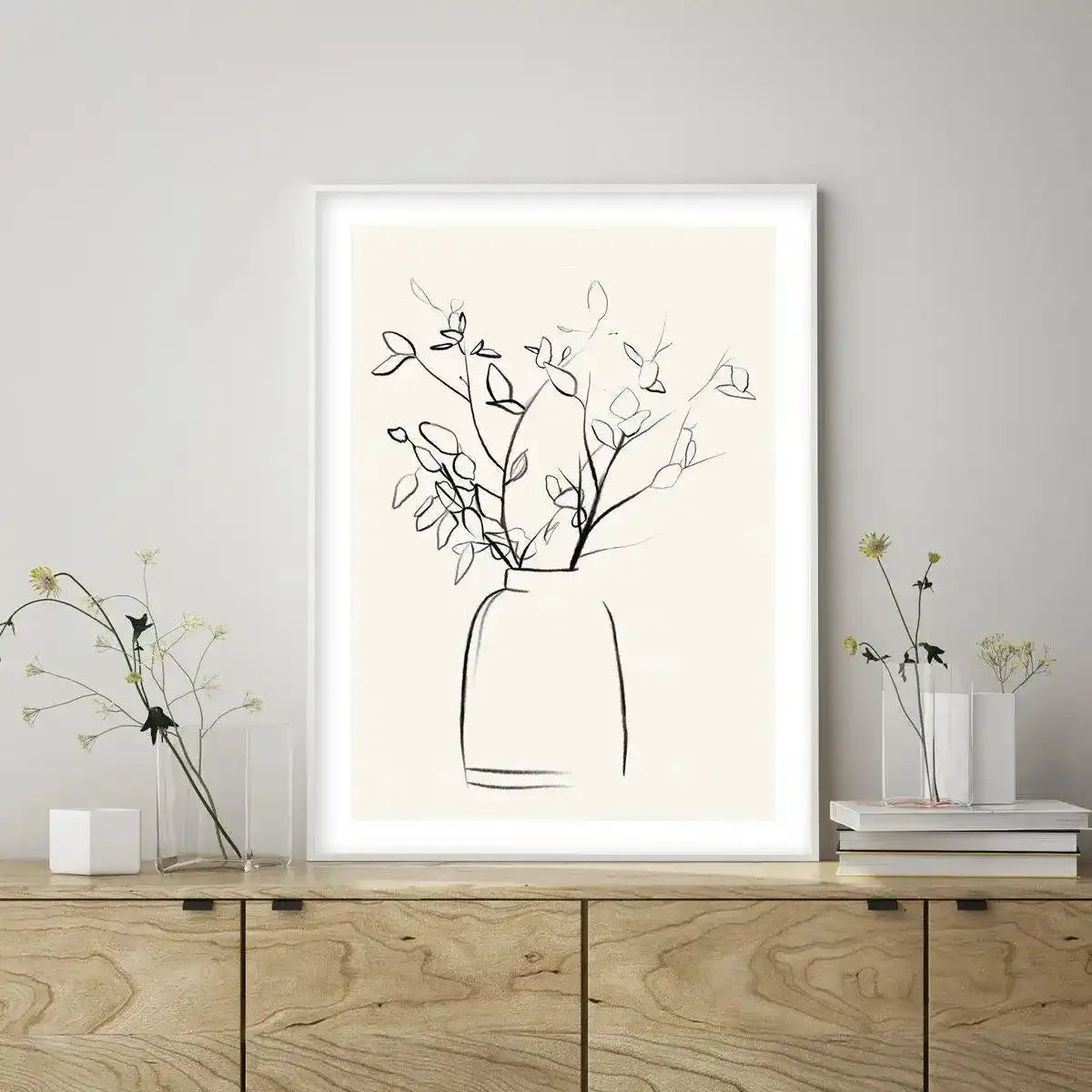 Sketched Flowers I Art Print-Buy-Bohemian-Wall-Art-Print-And-Boho-Pictures-from-Olive-et-Oriel-Bohemian-Wall-Art-Print-And-Boho-Pictures-And-Also-Boho-Abstract-Art-Paintings-On-Canvas-For-A-Girls-Bedroom-Wall-Decor-Collection-of-Boho-Style-Feminine-Art-Poster-and-Framed-Artwork-Update-Your-Home-Decorating-Style-With-These-Beautiful-Wall-Art-Prints-Australia