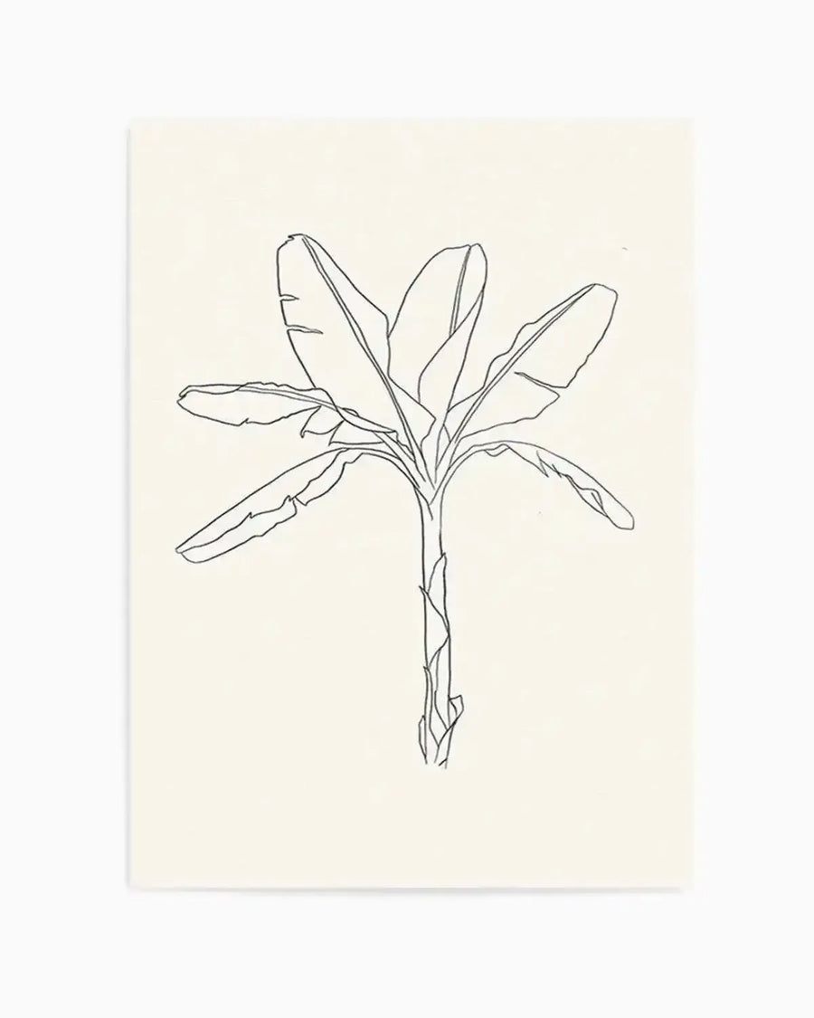 Sketched-Palm-I-Art-Print from Olive et Oriel where you can shop wallpaper and artworks online