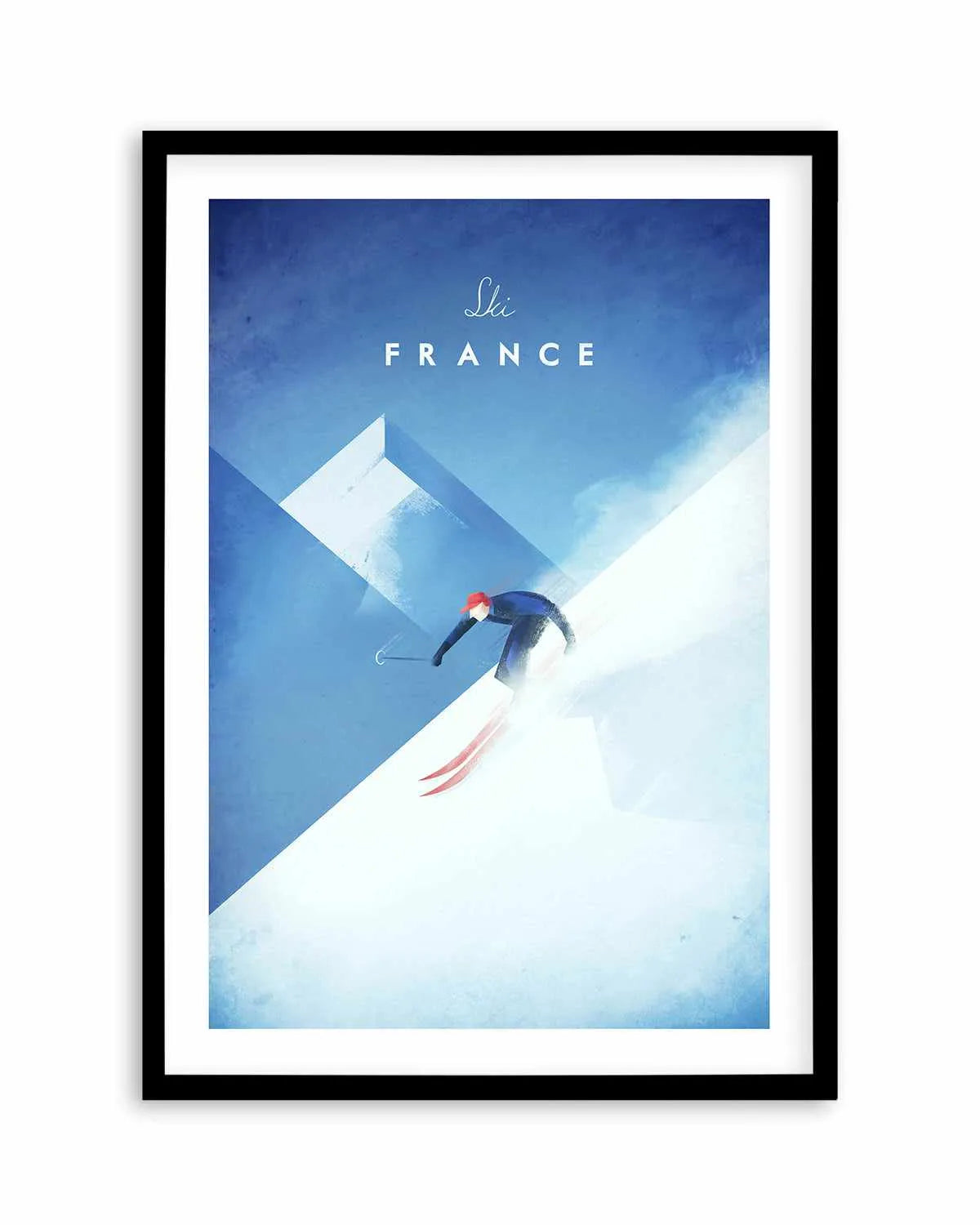 Ski France by Henry Rivers Art Print from Olive et Oriel where you can shop wallpaper and artworks online