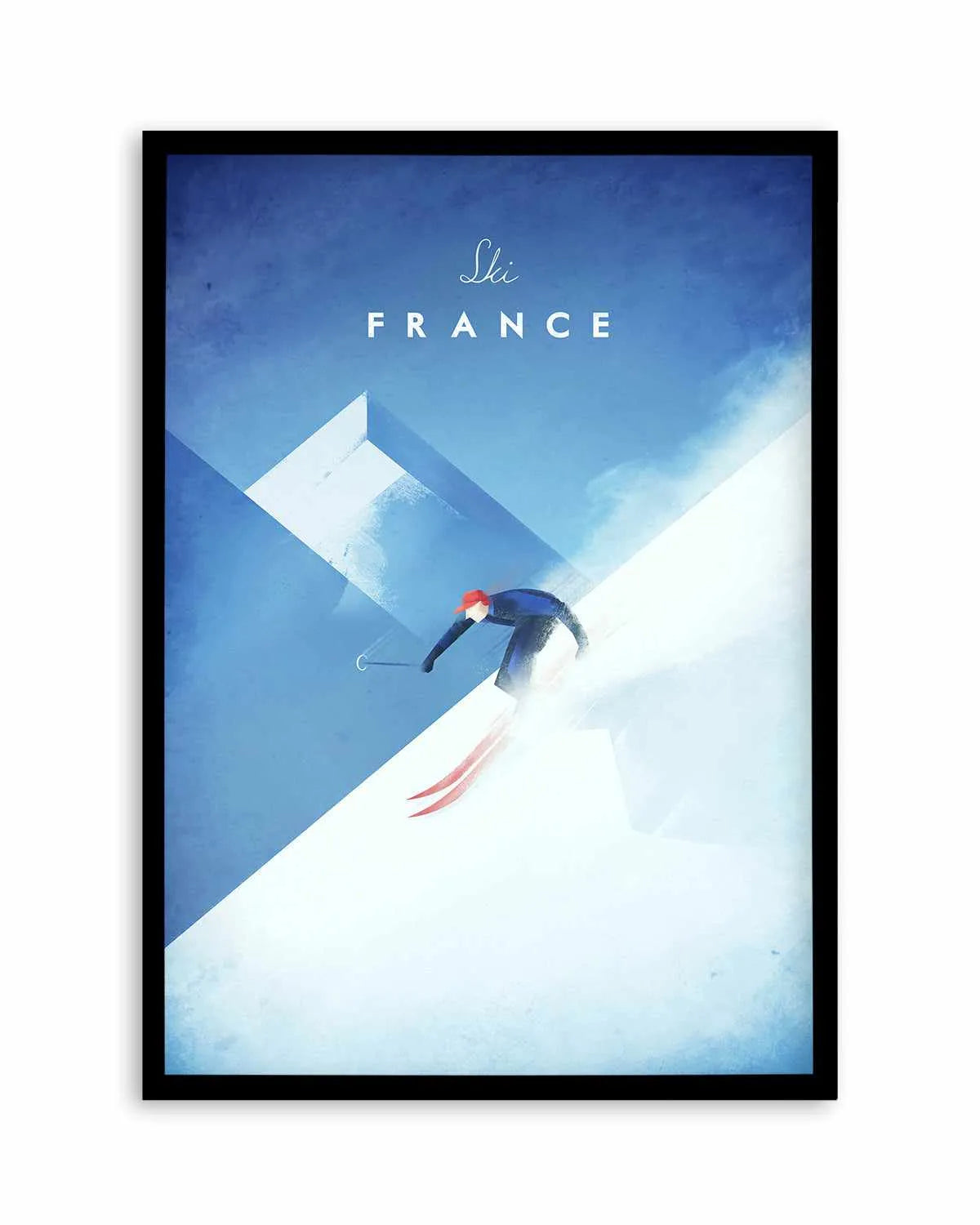 Ski France by Henry Rivers Art Print from Olive et Oriel where you can shop wallpaper and artworks online