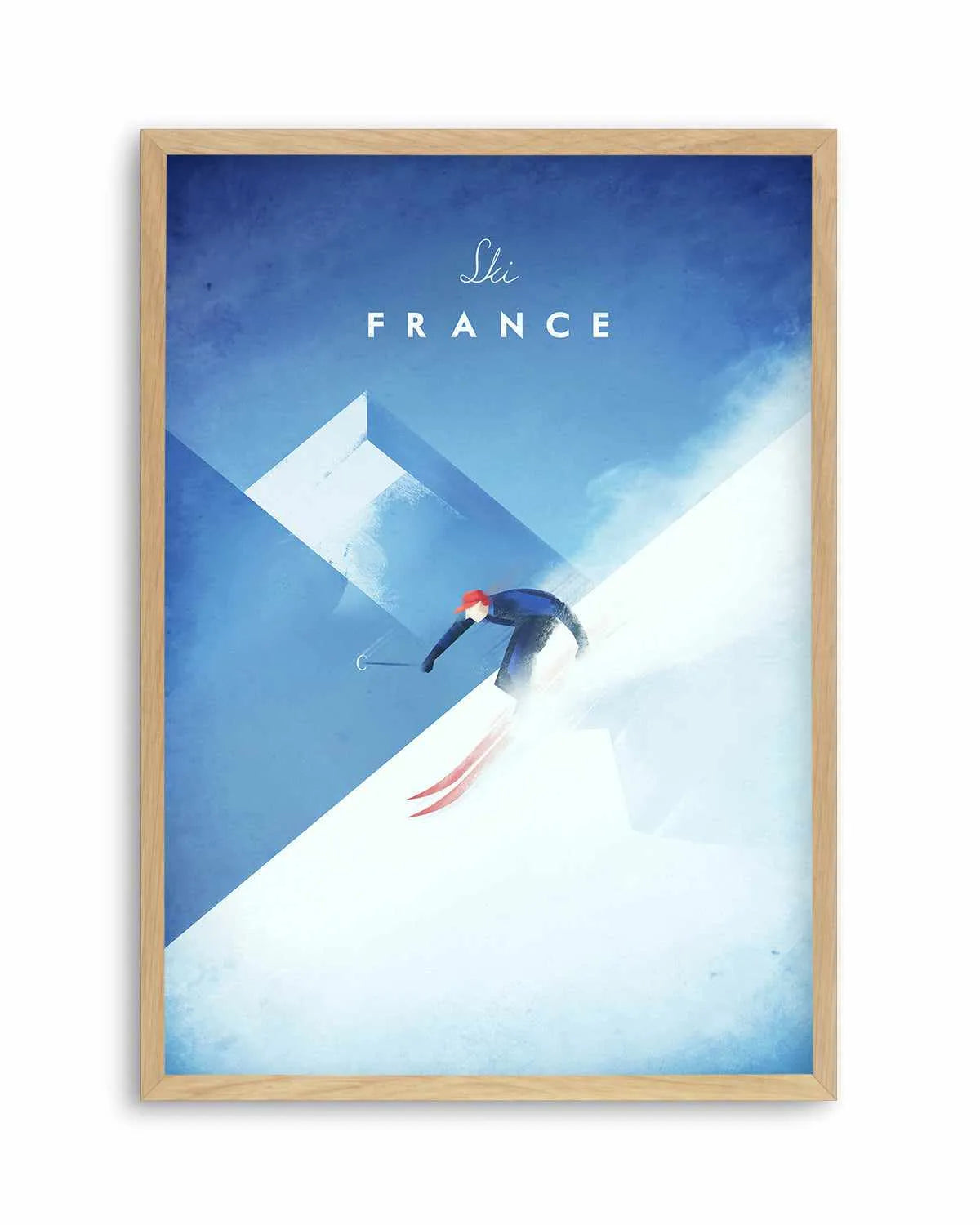 Ski France by Henry Rivers Art Print from Olive et Oriel where you can shop wallpaper and artworks online