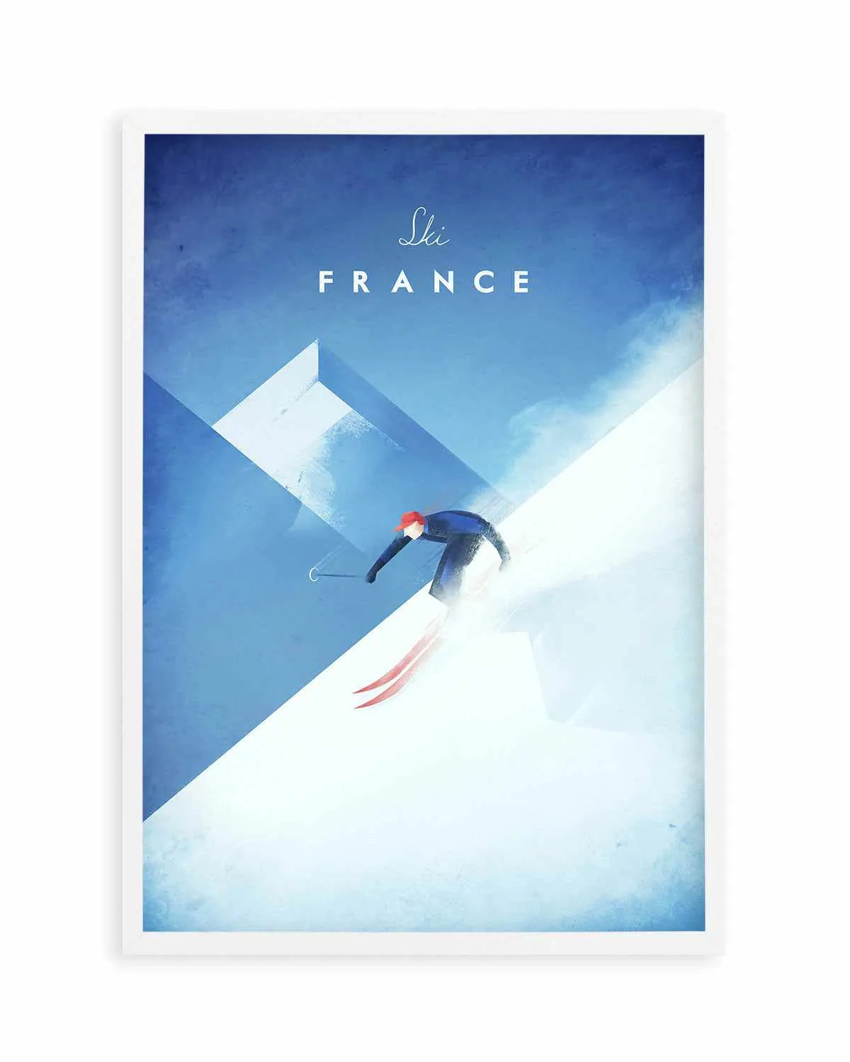 Ski France by Henry Rivers Art Print from Olive et Oriel where you can shop wallpaper and artworks online