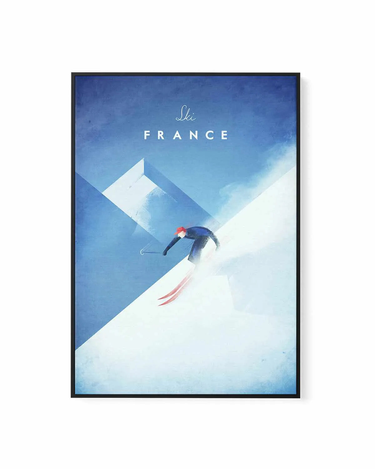 Ski France by Henry Rivers | Framed Canvas Art Print from Olive et Oriel where you can shop wallpaper and artworks online