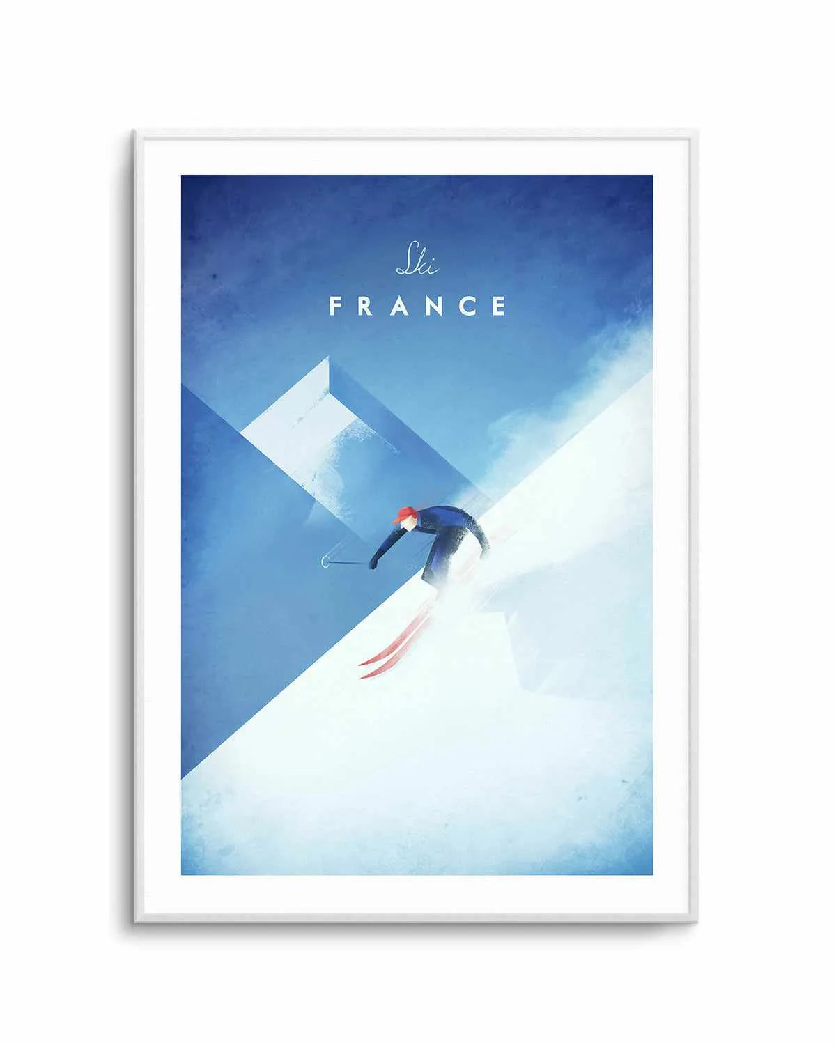 Ski France by Henry Rivers Art Print from Olive et Oriel where you can shop wallpaper and artworks online