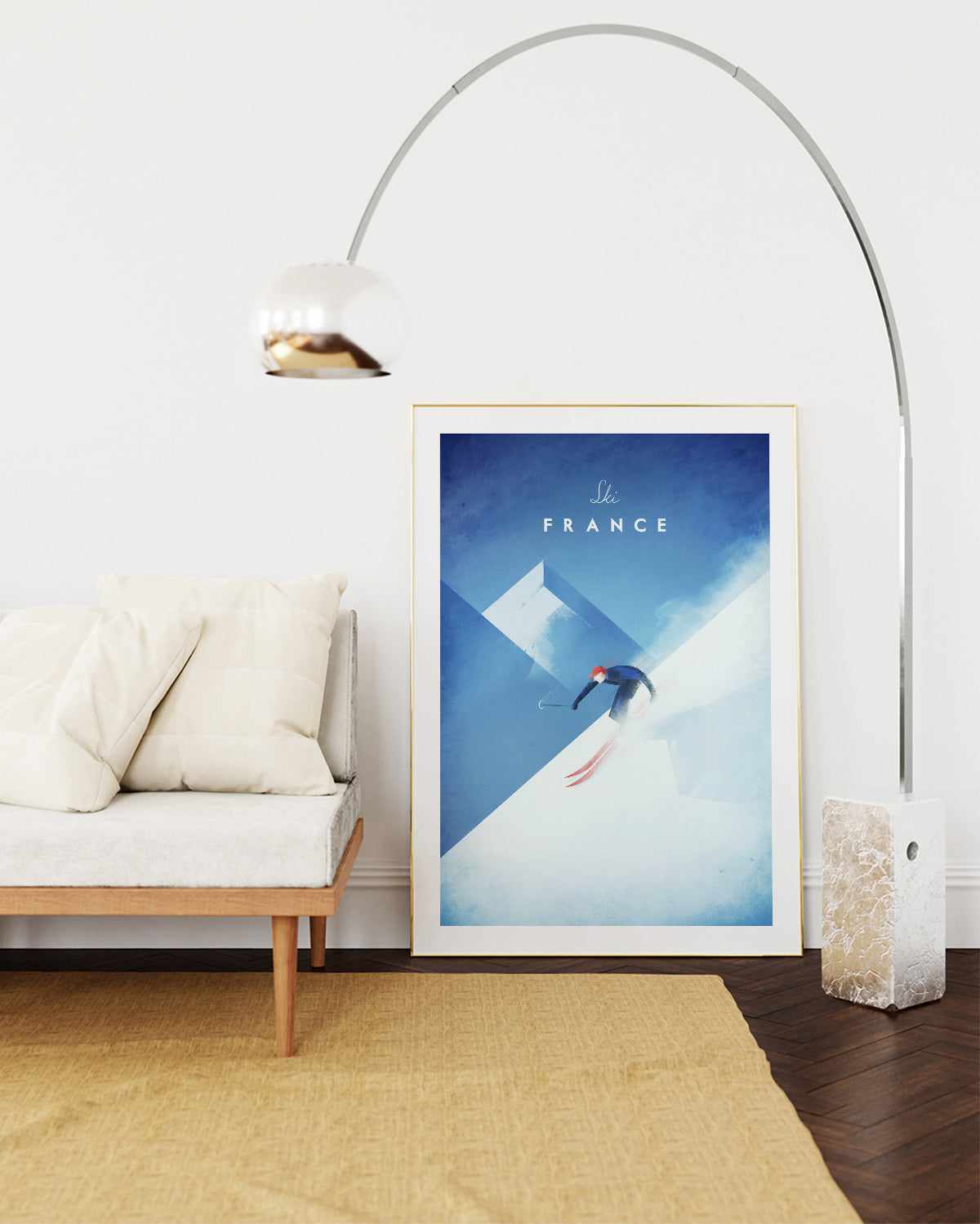 Ski France by Henry Rivers Art Print