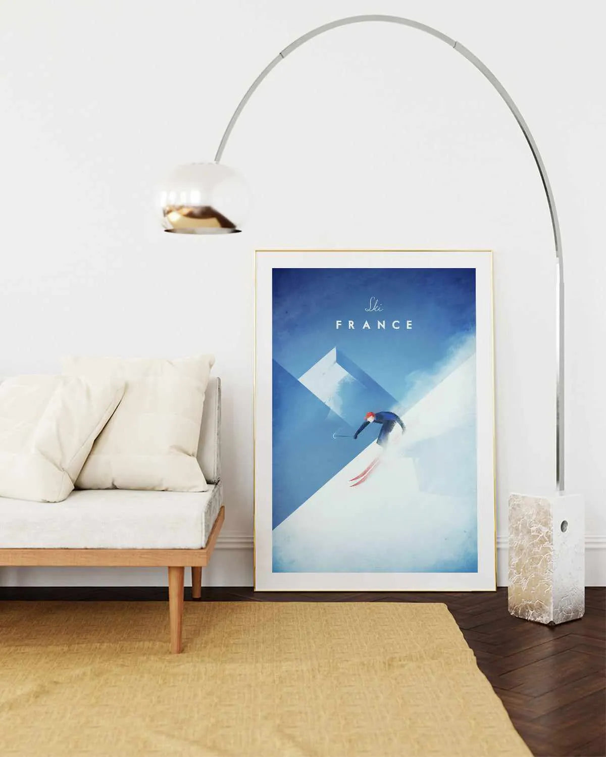 Ski France by Henry Rivers Art Print from Olive et Oriel where you can shop wallpaper and artworks online