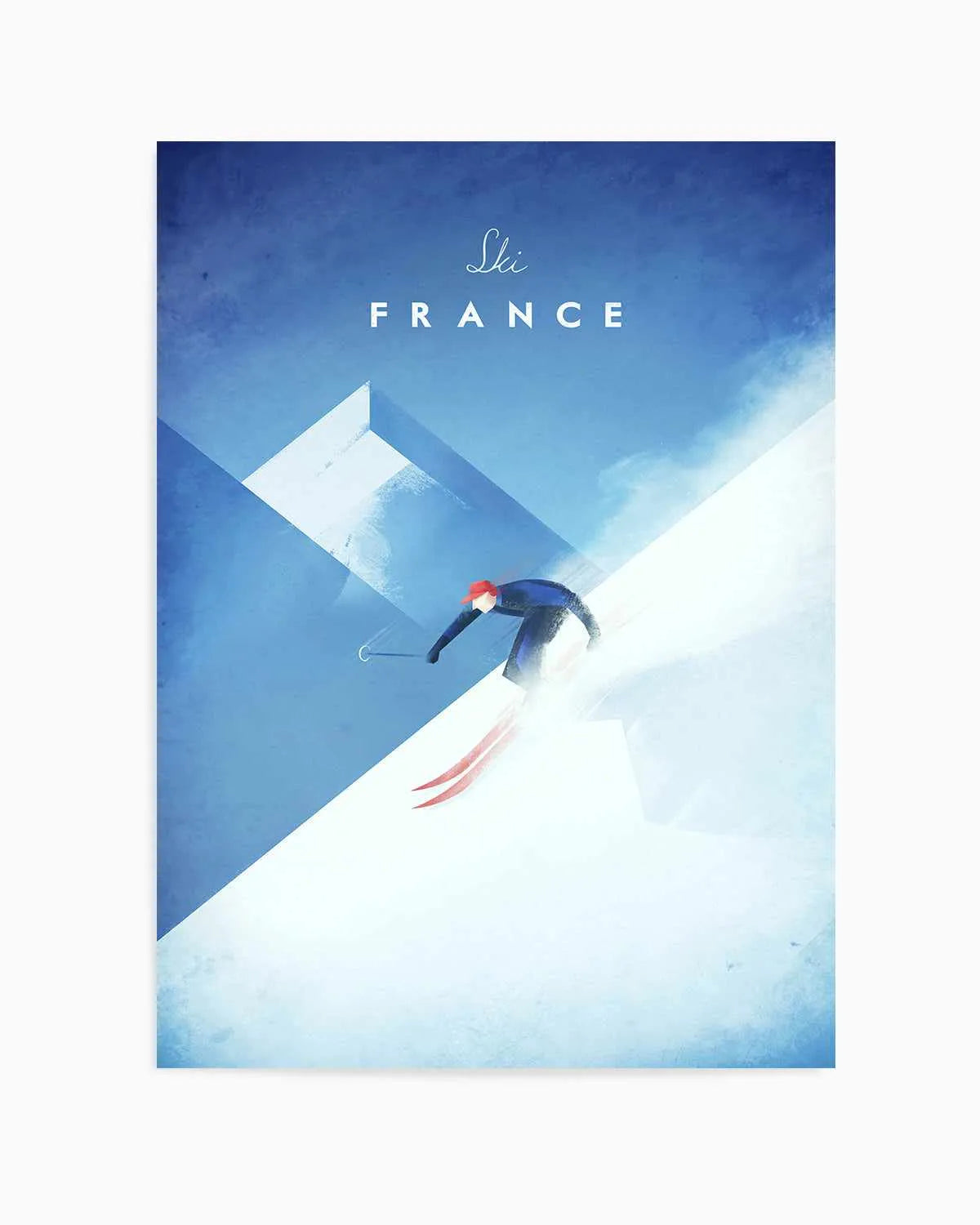 Ski France by Henry Rivers Art Print from Olive et Oriel where you can shop wallpaper and artworks online