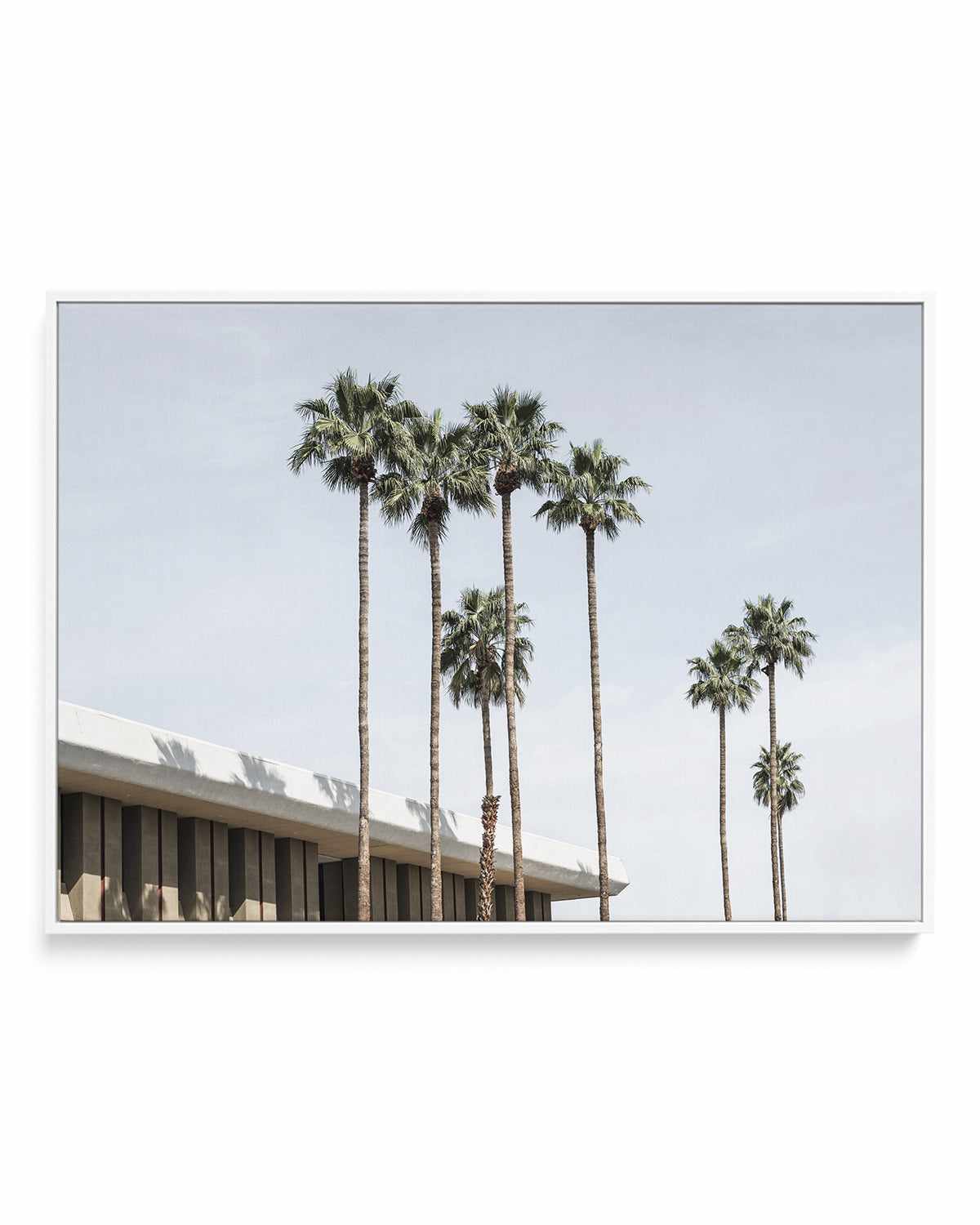 Skies the Limit Palm Springs | Framed Canvas Art Print