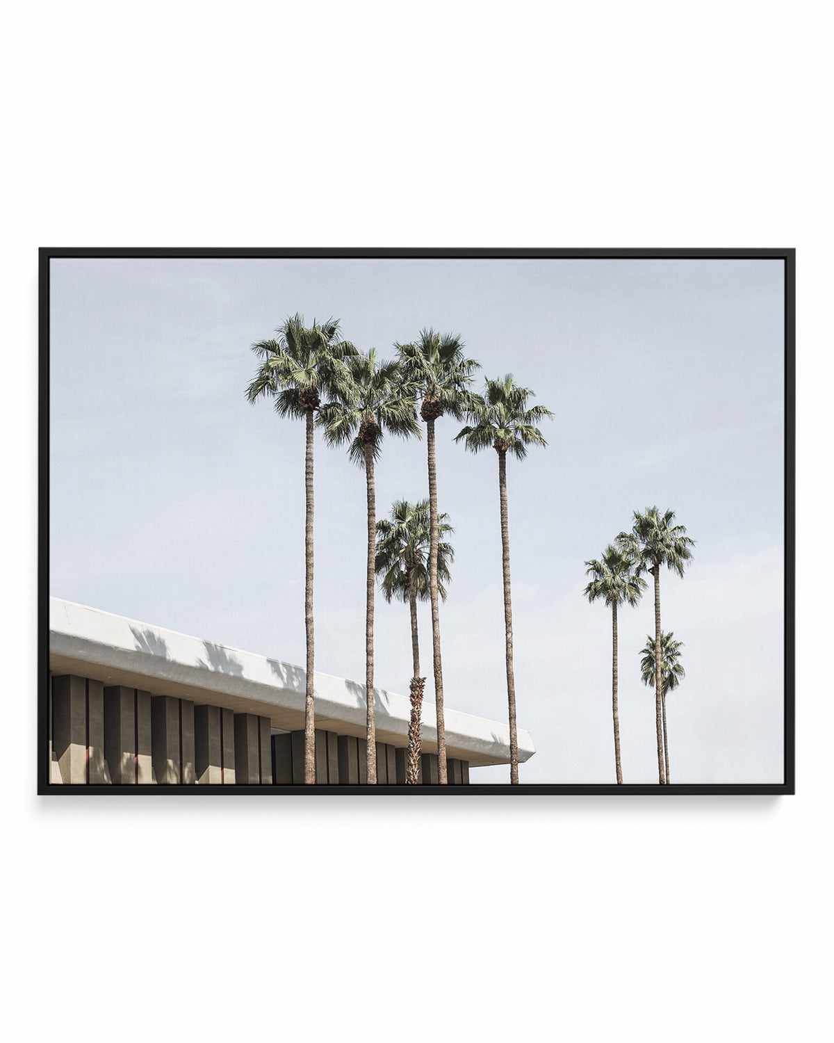 Skies the Limit Palm Springs | Framed Canvas Art Print