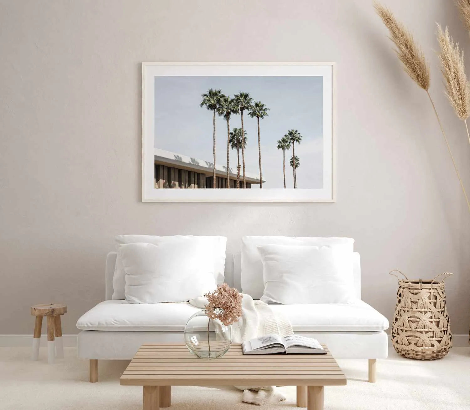 Skies the Limit Palm Springs Art Print from Olive et Oriel where you can shop wallpaper and artworks online