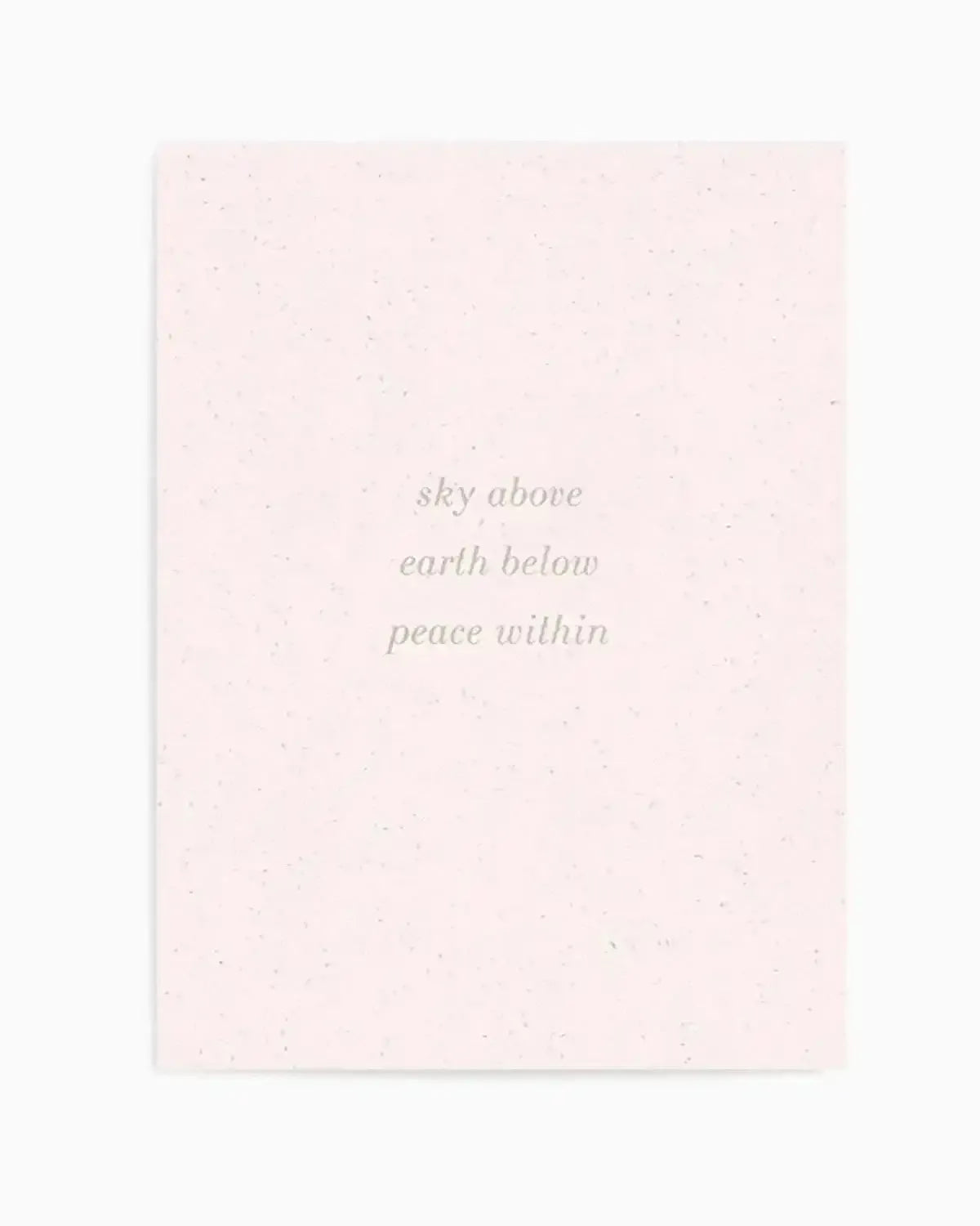 Sky Above, Earth Below, Peace Within Art Print from Olive et Oriel where you can shop wallpaper and artworks online
