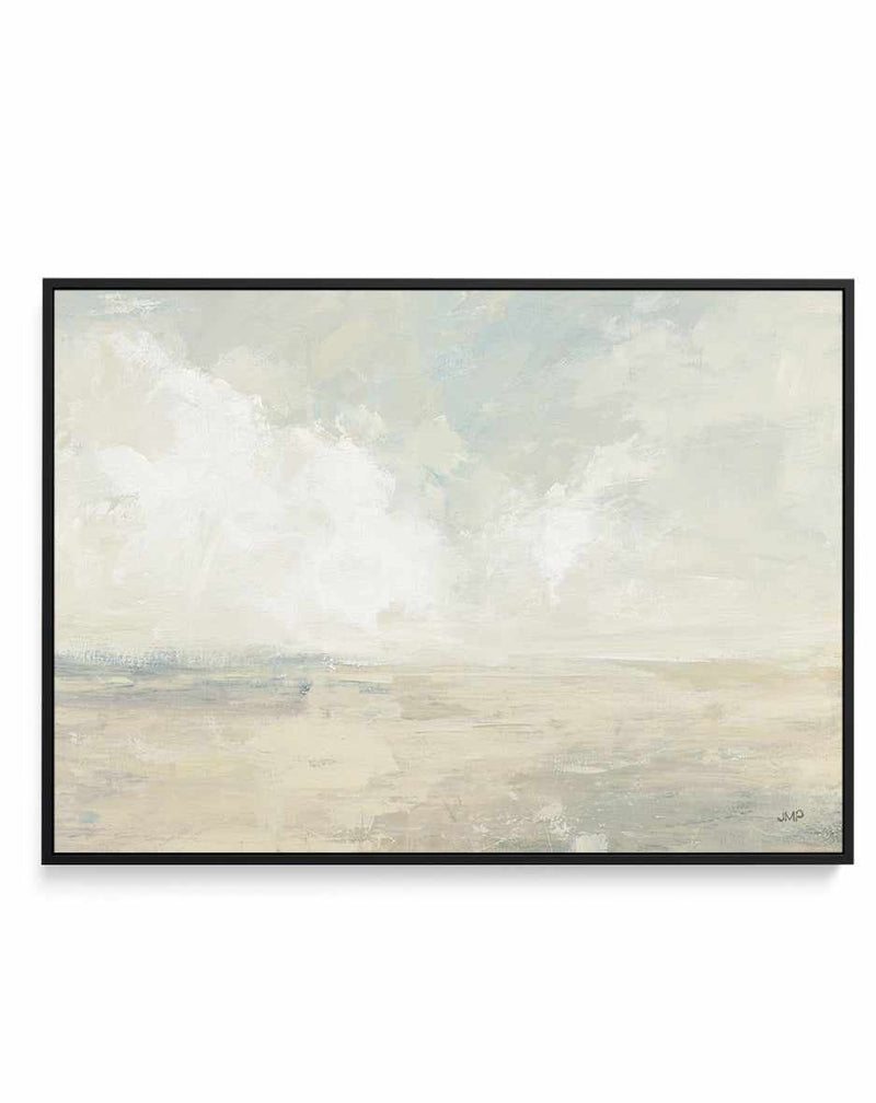 Sky And Sand | Framed Canvas Art Print
