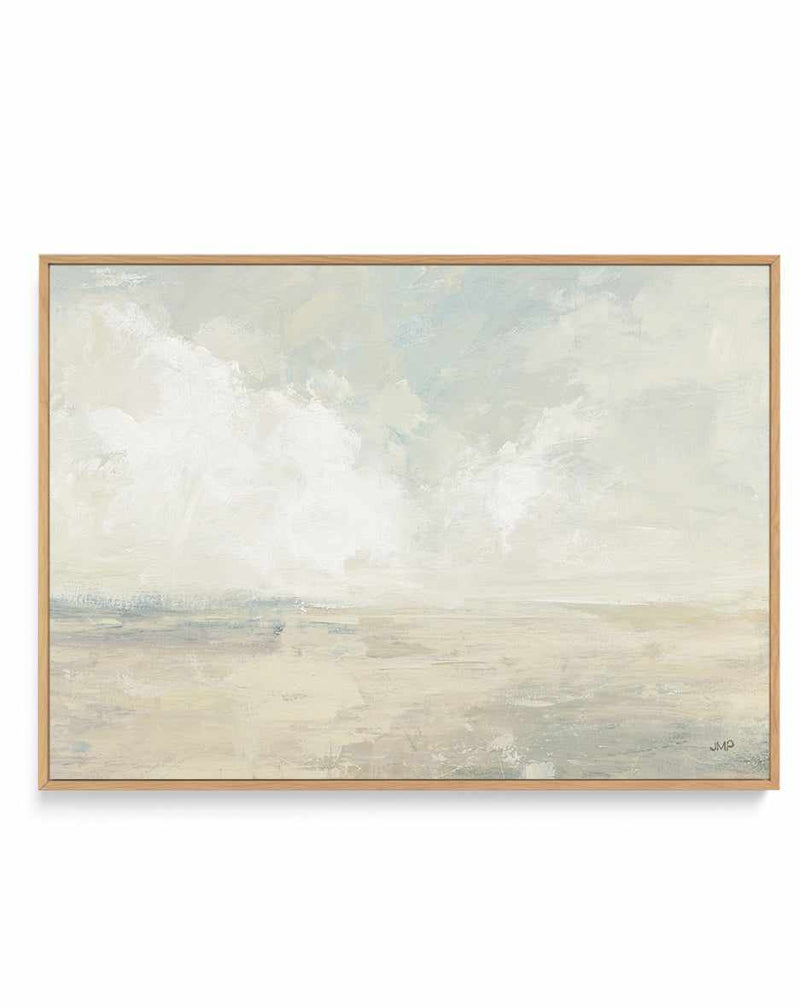 Sky And Sand | Framed Canvas Art Print
