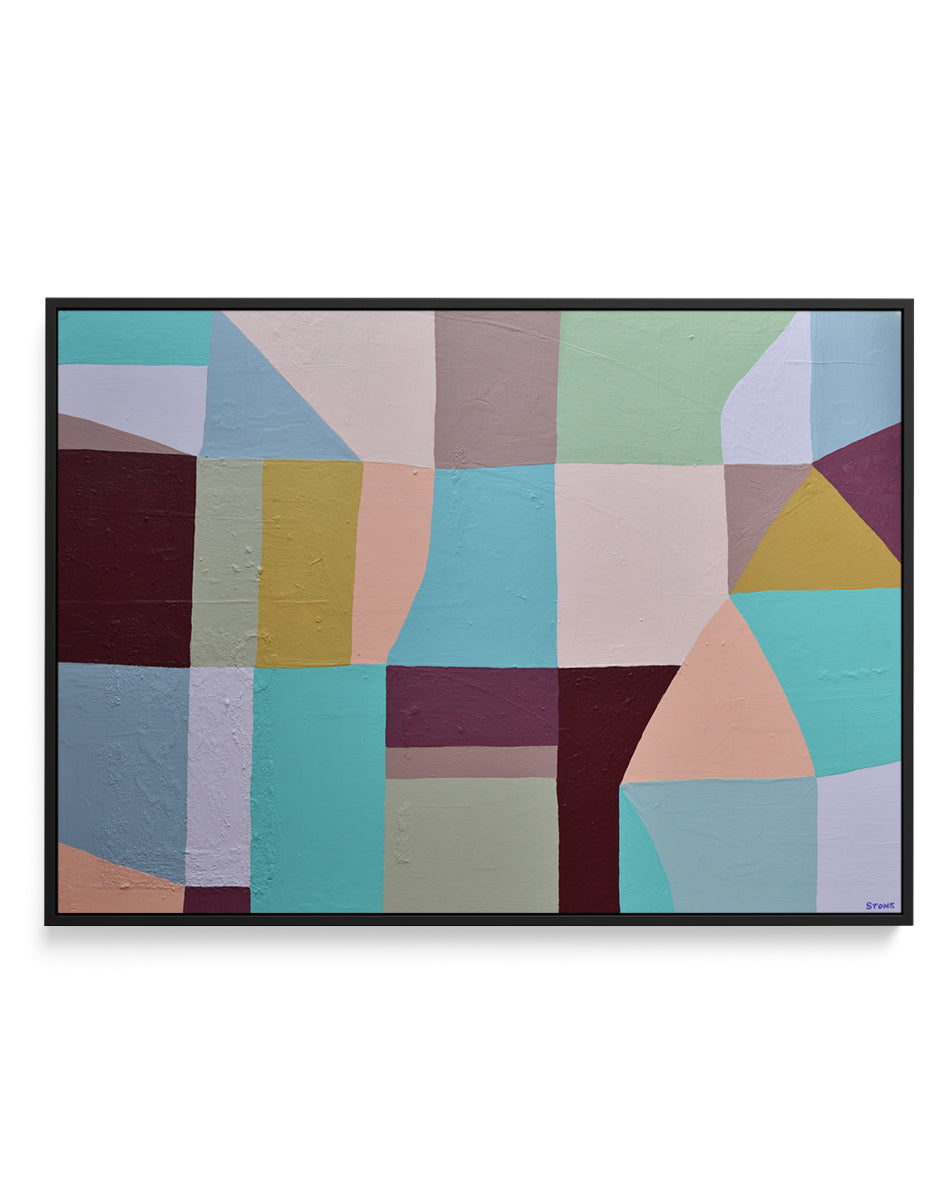 Sky City by Belinda Stone | Framed Canvas Art Print