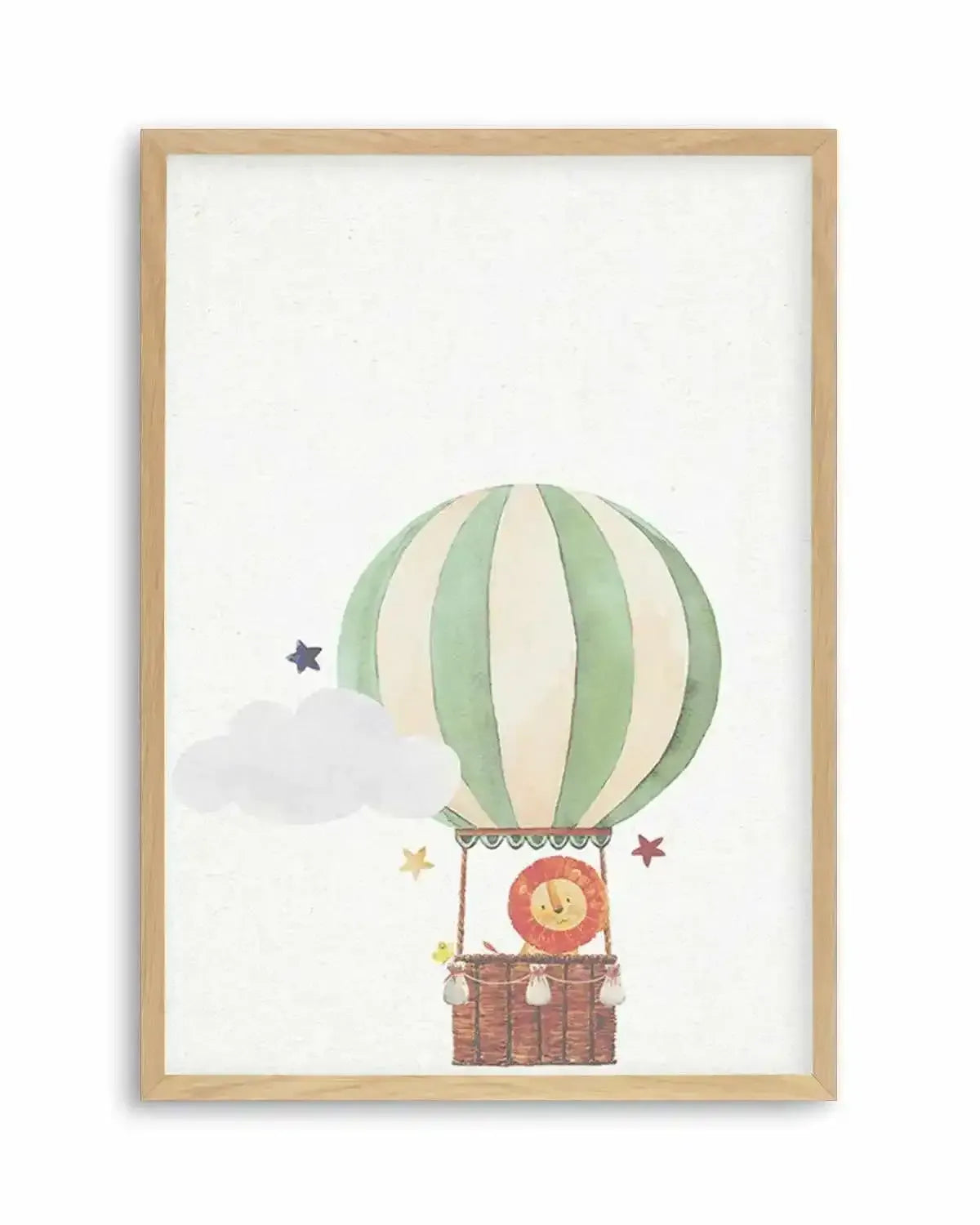 Sky Friends on Linen I Art Print from Olive et Oriel where you can shop wallpaper and artworks online