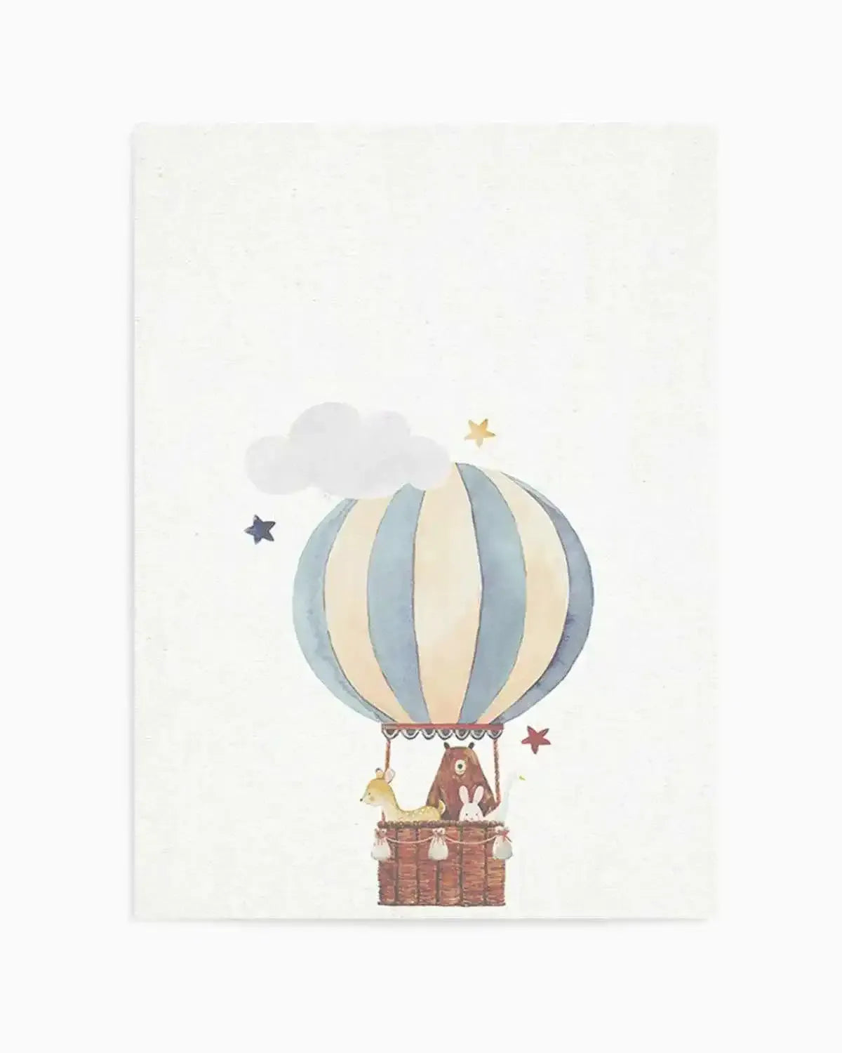 Sky Friends on Linen II Art Print from Olive et Oriel where you can shop wallpaper and artworks online