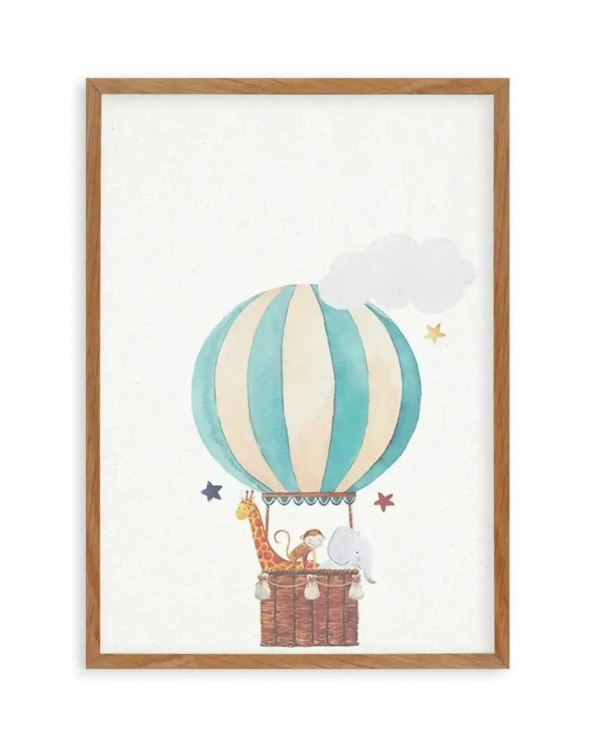 Sky Friends on Linen III Art Print from Olive et Oriel where you can shop wallpaper and artworks online