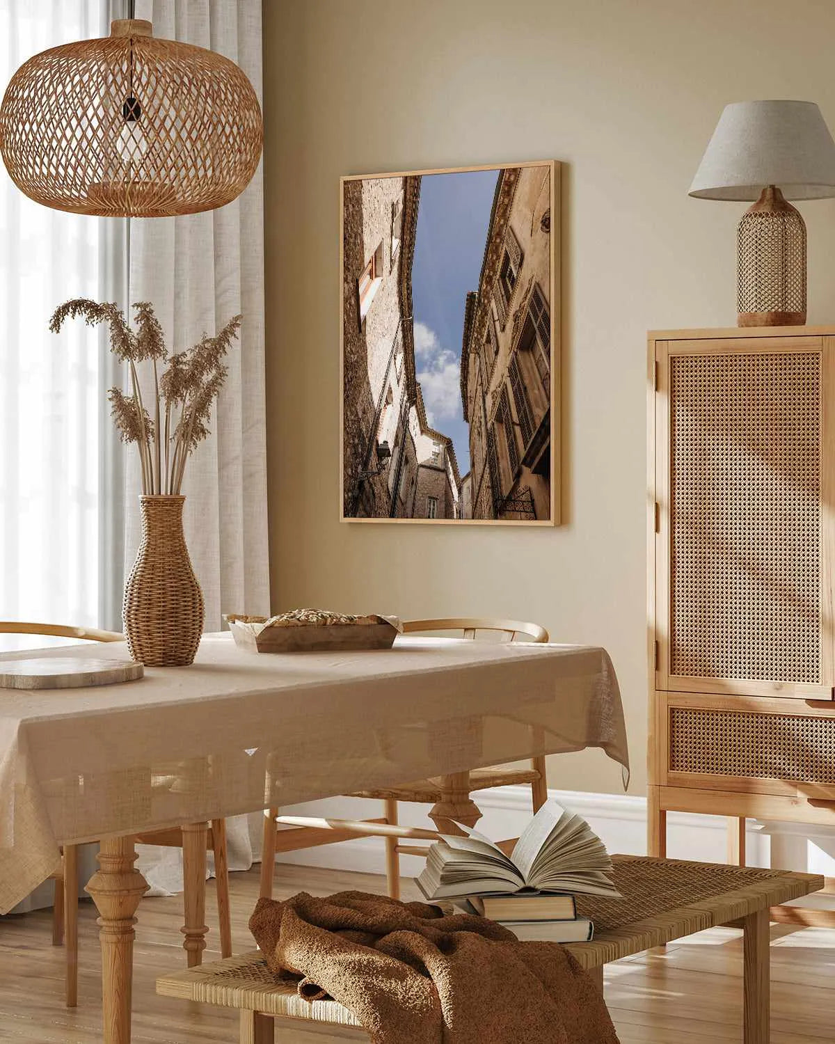 Sky View by Jovani Demetrie | Framed Canvas Art Print from Olive et Oriel where you can shop wallpaper and artworks online