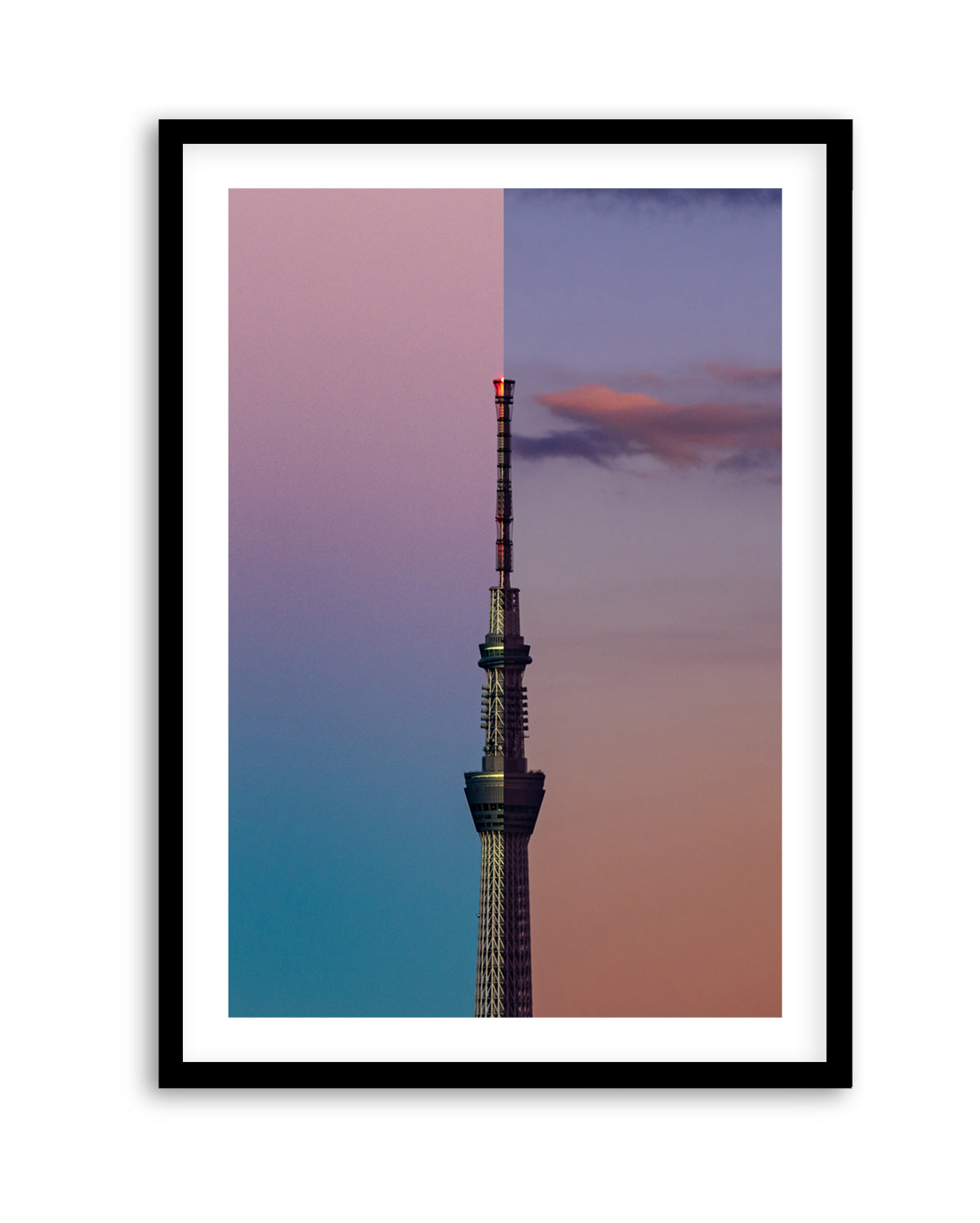 Skytree Sunset Gradient by Sakashita | Art Print