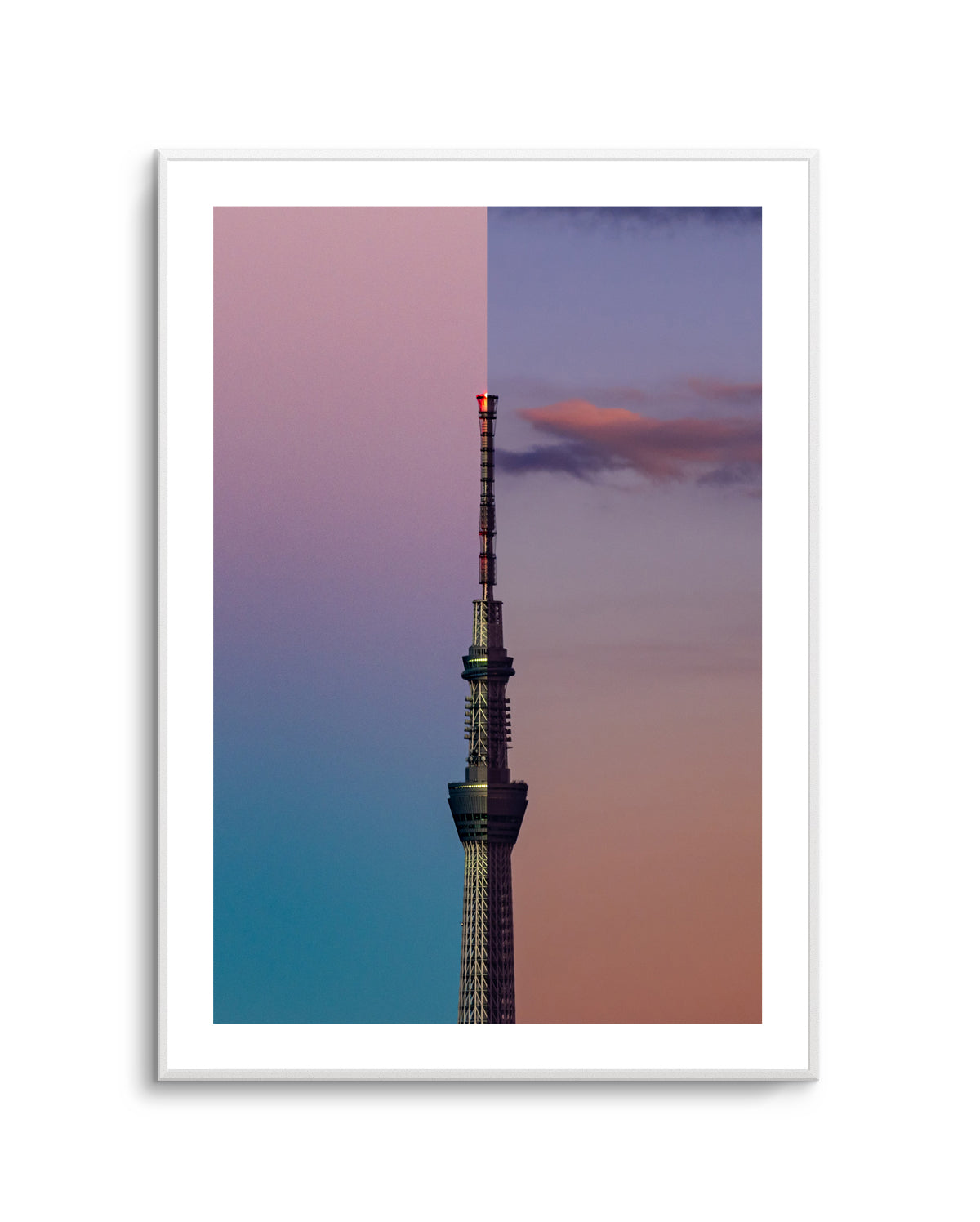 Skytree Sunset Gradient by Sakashita | Art Print