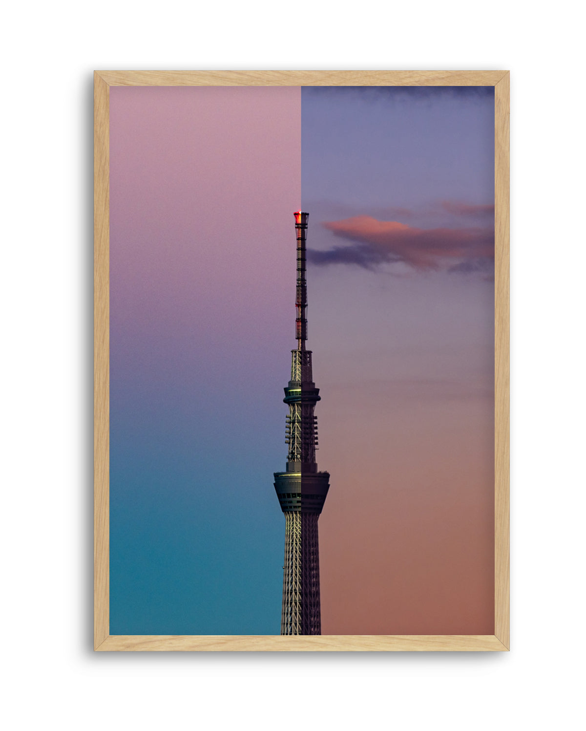 Skytree Sunset Gradient by Sakashita | Art Print