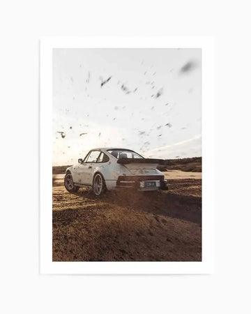 Slantnose Saltlake I By Tim Harris Art Print brown vintage art print