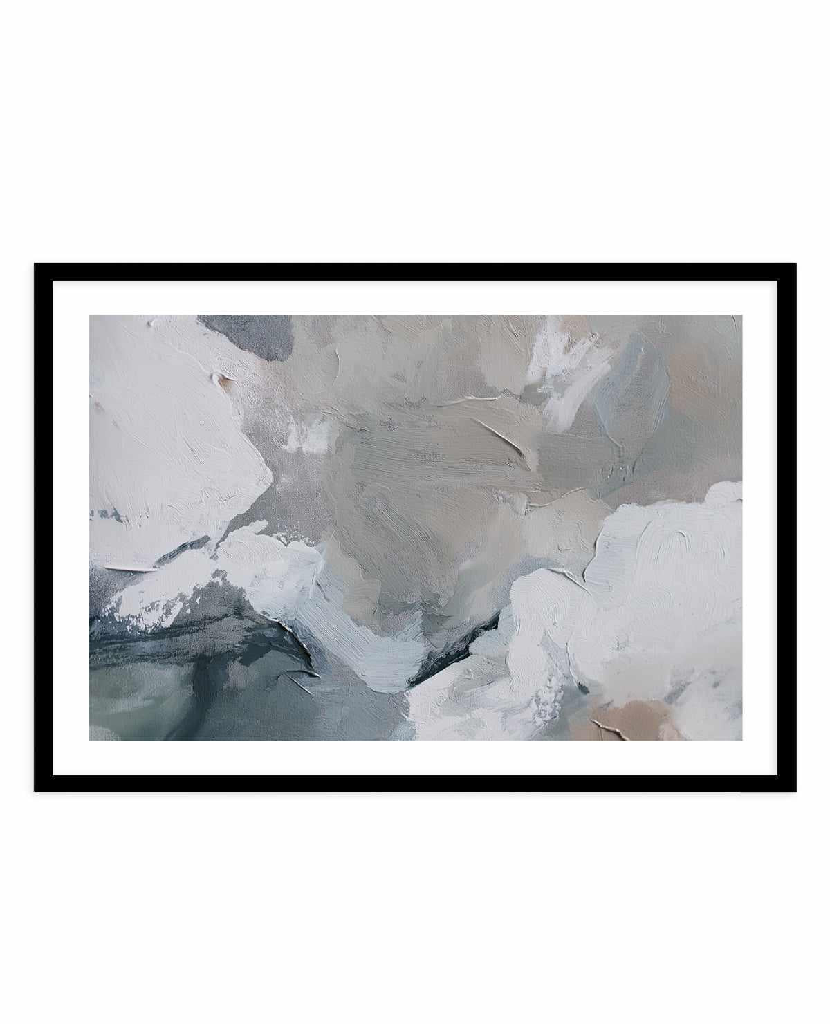 Slate Veil I Art Print — art print Australia with border