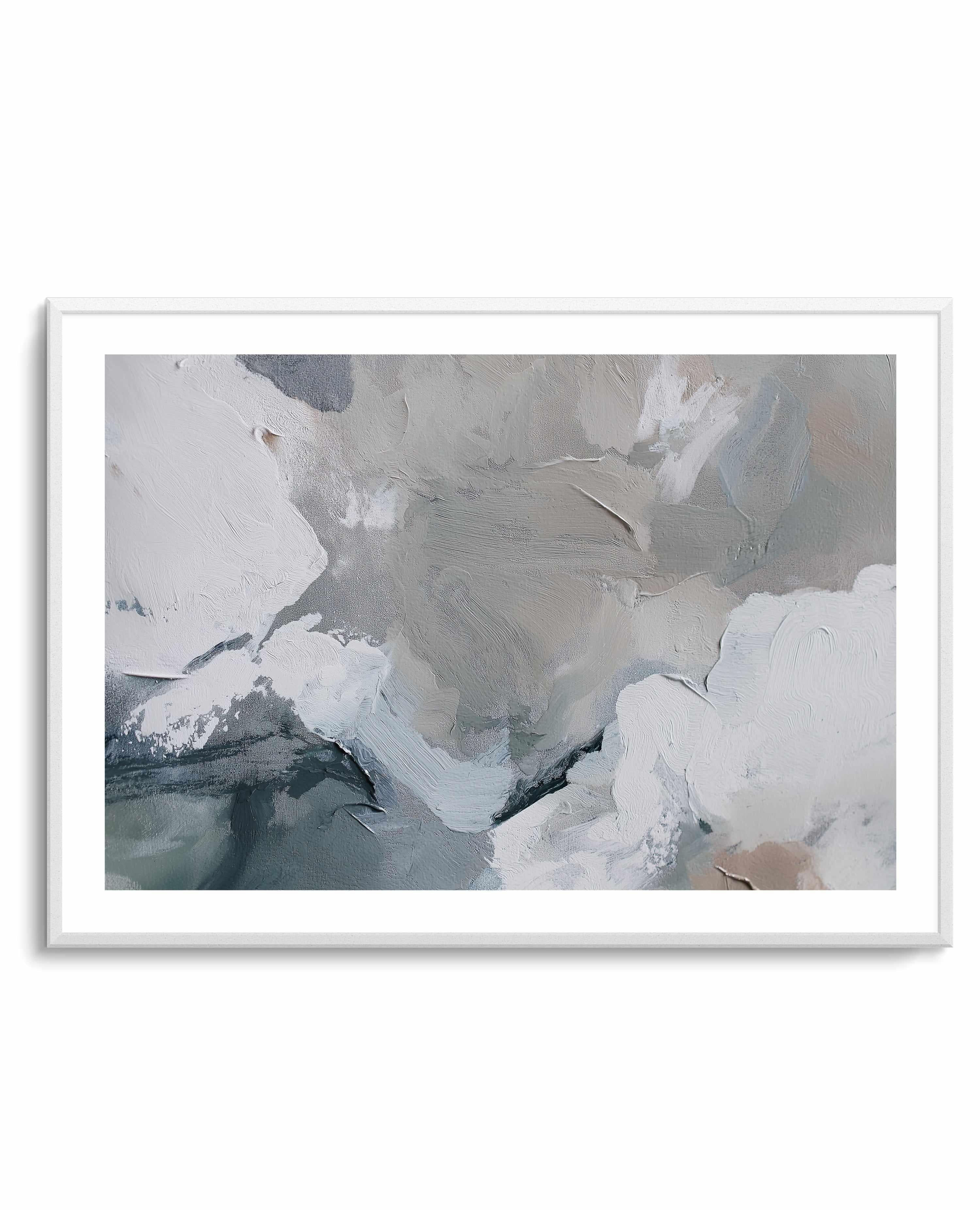Slate Veil I Art Print — art print Australia in room setting