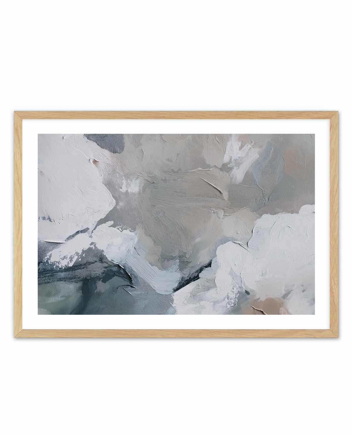 Slate Veil I Art Print — art print Australia with border