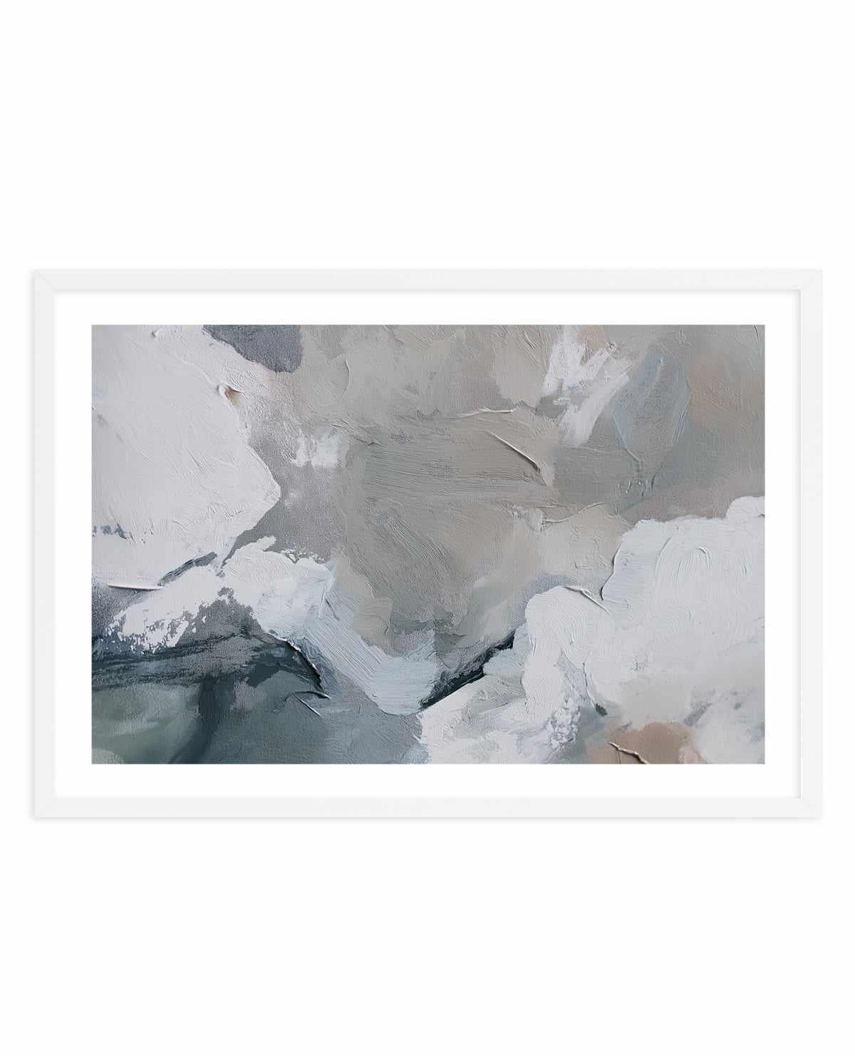 Slate Veil I Art Print — art print Australia with border