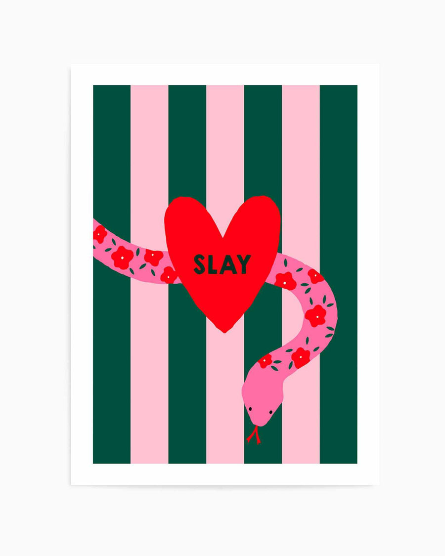 Slay | Art Print from Olive et Oriel where you can shop wallpaper and artworks online