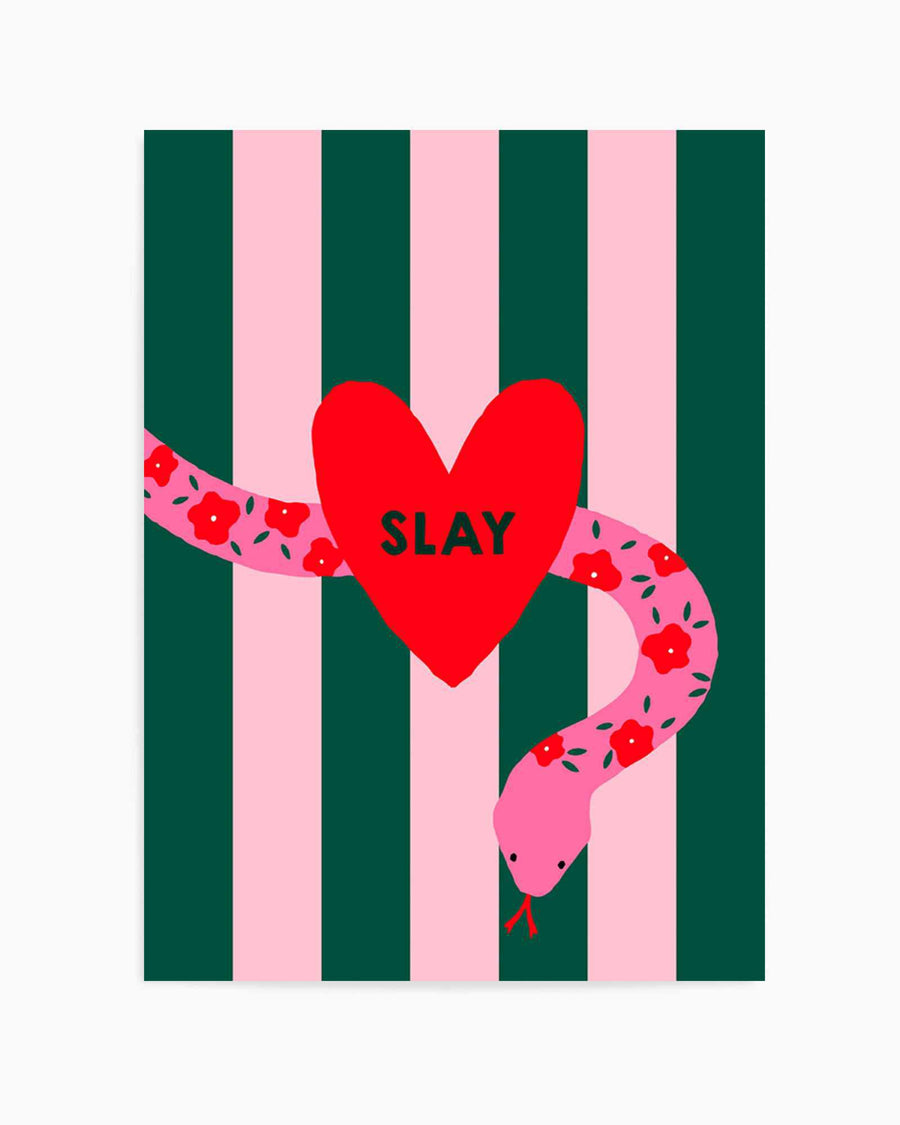 Slay | Art Print from Olive et Oriel where you can shop wallpaper and artworks online
