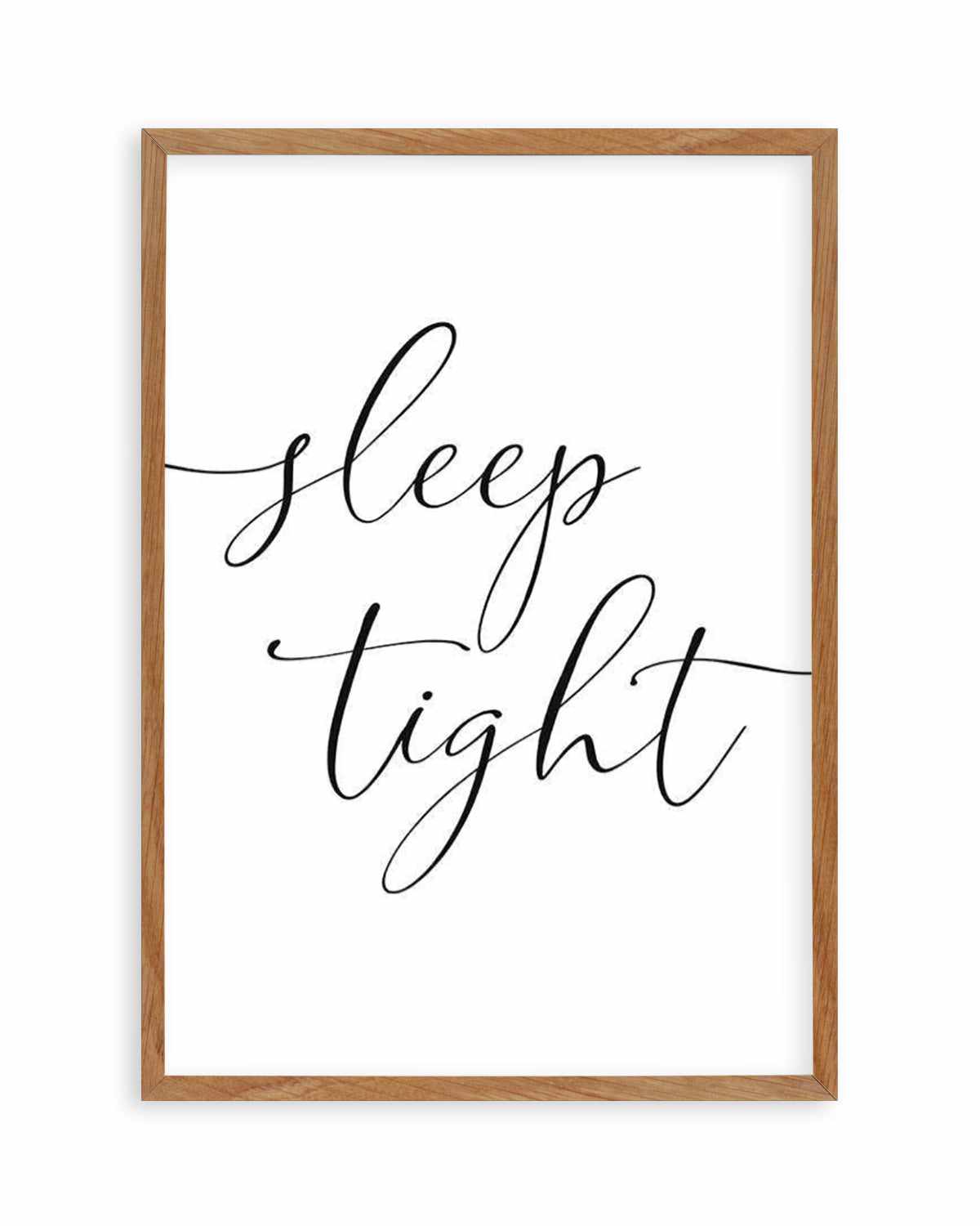 Sleep Tight Art Print