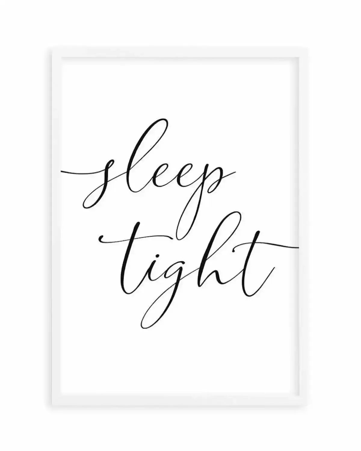 Sleep Tight Art Print from Olive et Oriel where you can shop wallpaper and artworks online