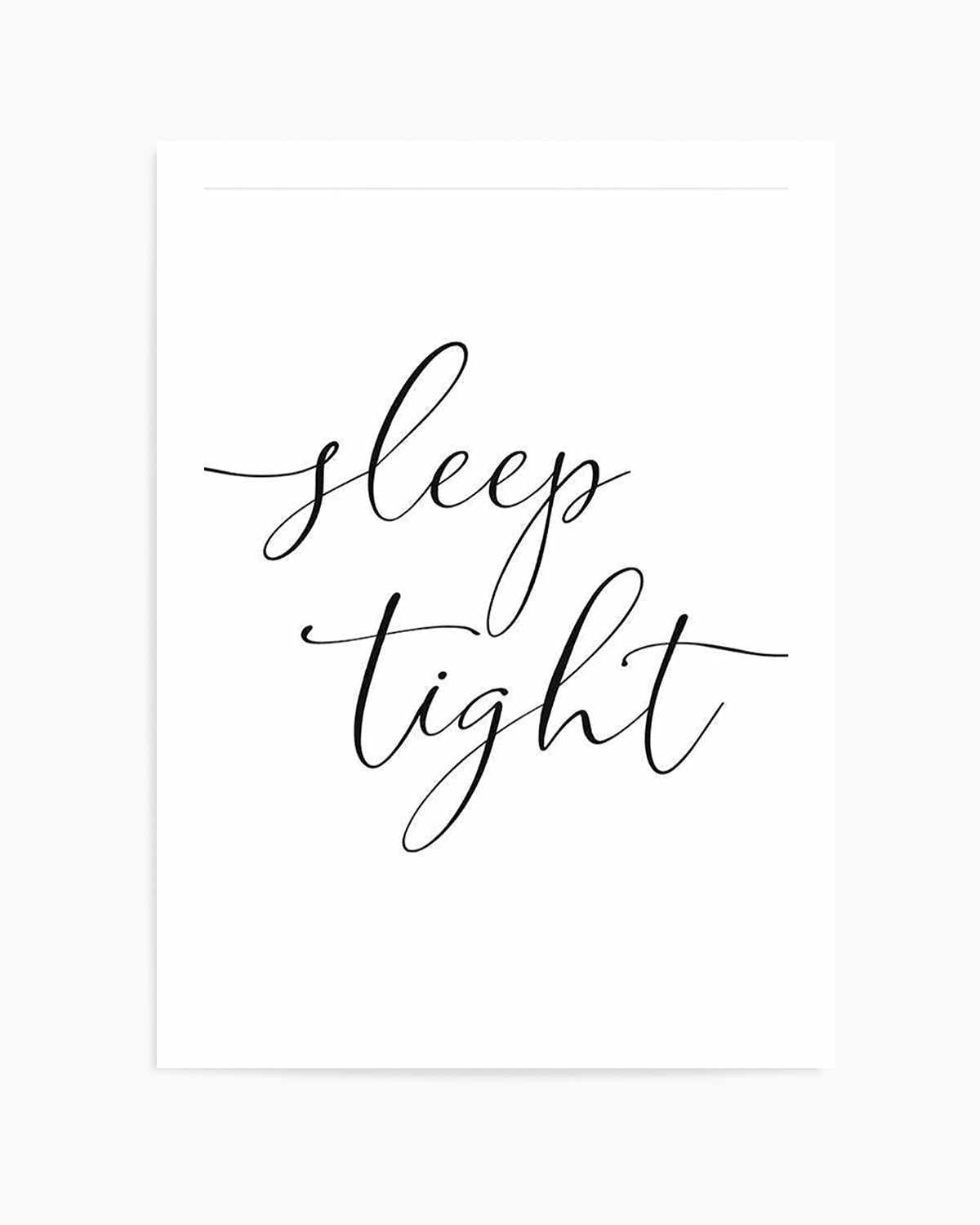 Sleep Tight Art Print