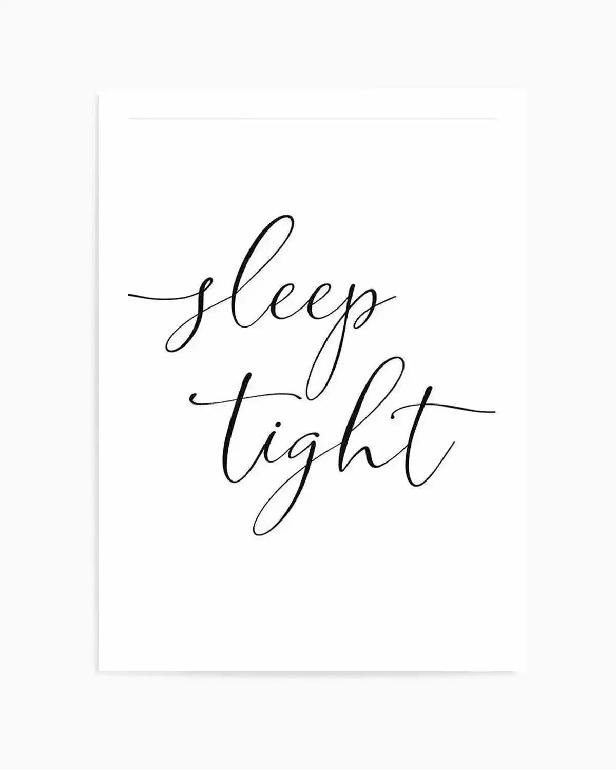 Sleep Tight Art Print from Olive et Oriel where you can shop wallpaper and artworks online