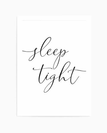 Sleep Tight Art Print from Olive et Oriel where you can shop wallpaper and artworks online