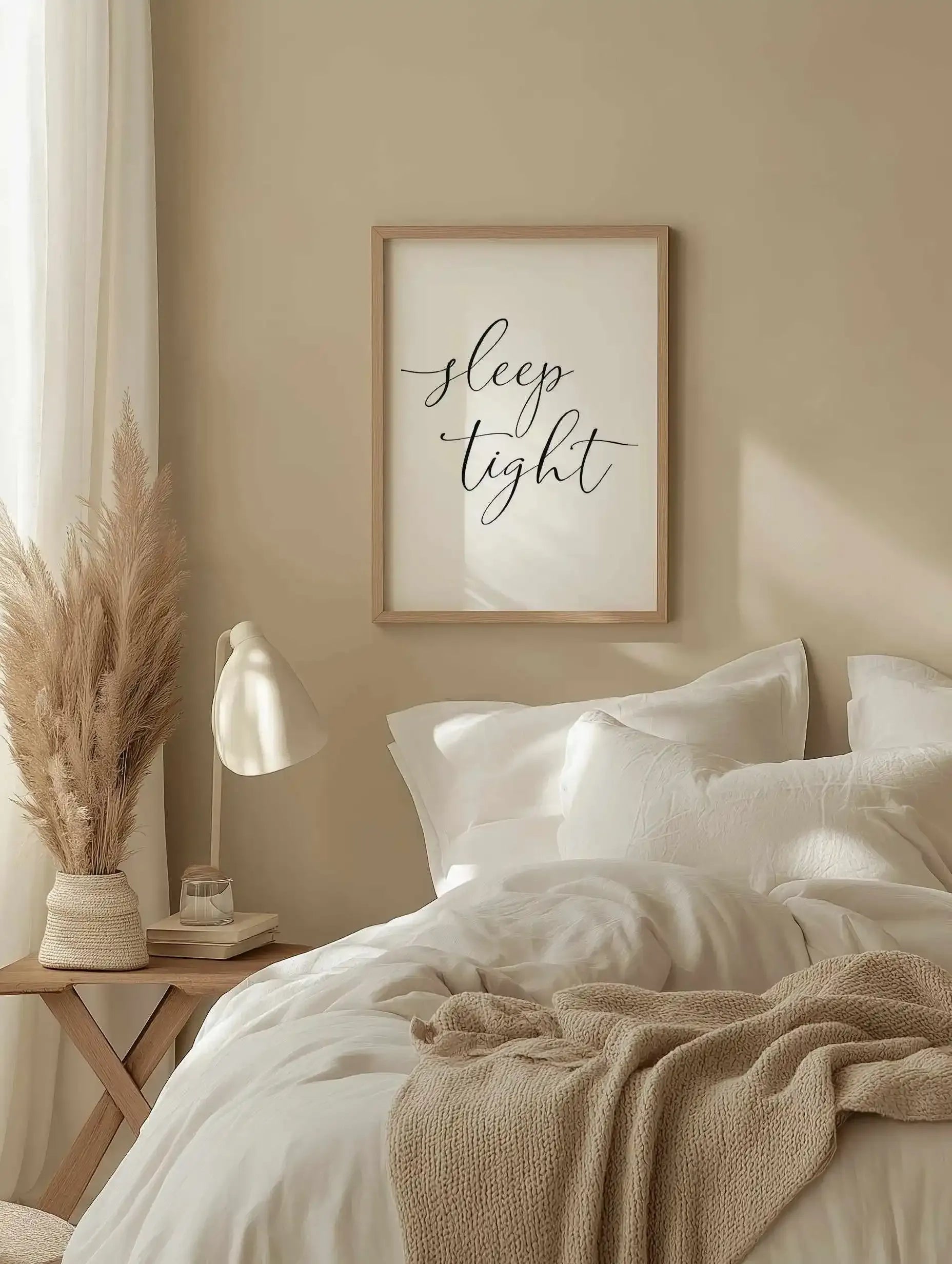 Sleep Tight Art Print from Olive et Oriel where you can shop wallpaper and artworks online