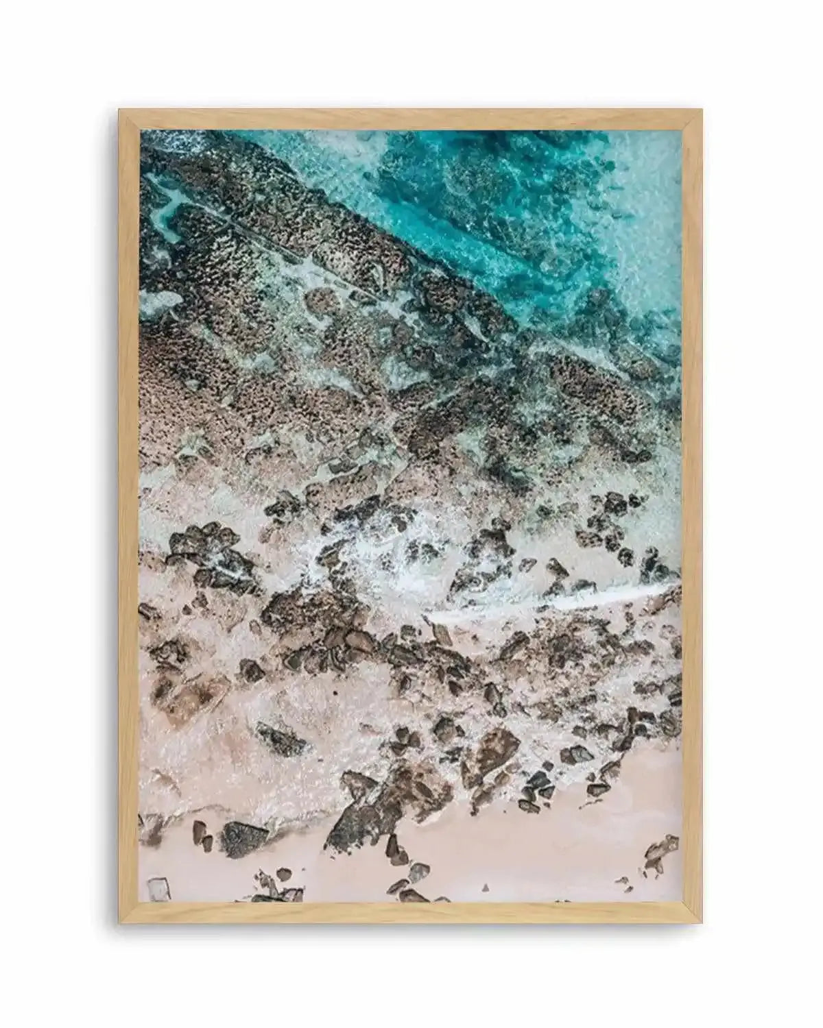 Slice of Blue | Aerial Photo Wall Art Print from Olive et Oriel where you can shop wallpaper and artworks online