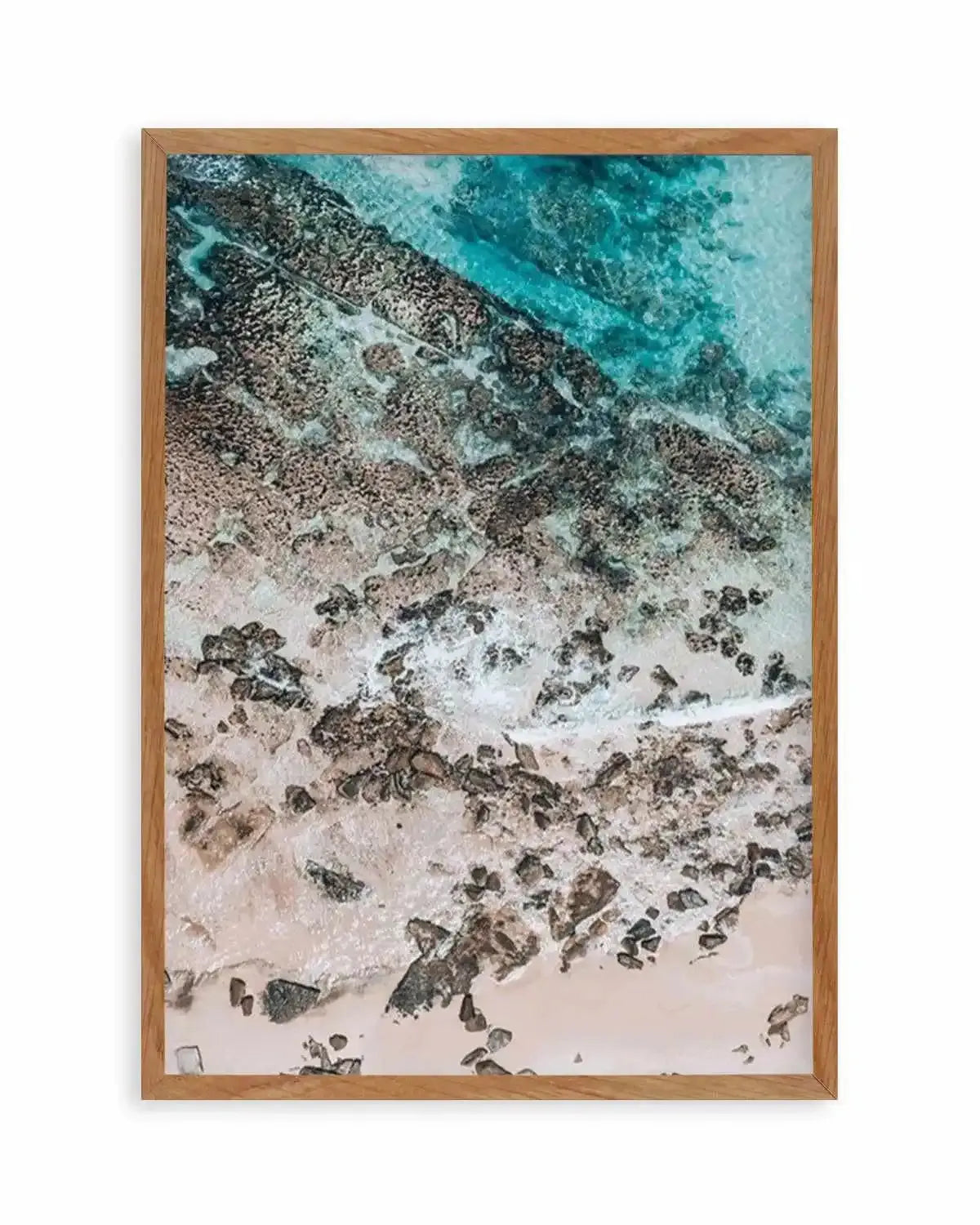 Slice of Blue | Aerial Photo Wall Art Print from Olive et Oriel where you can shop wallpaper and artworks online
