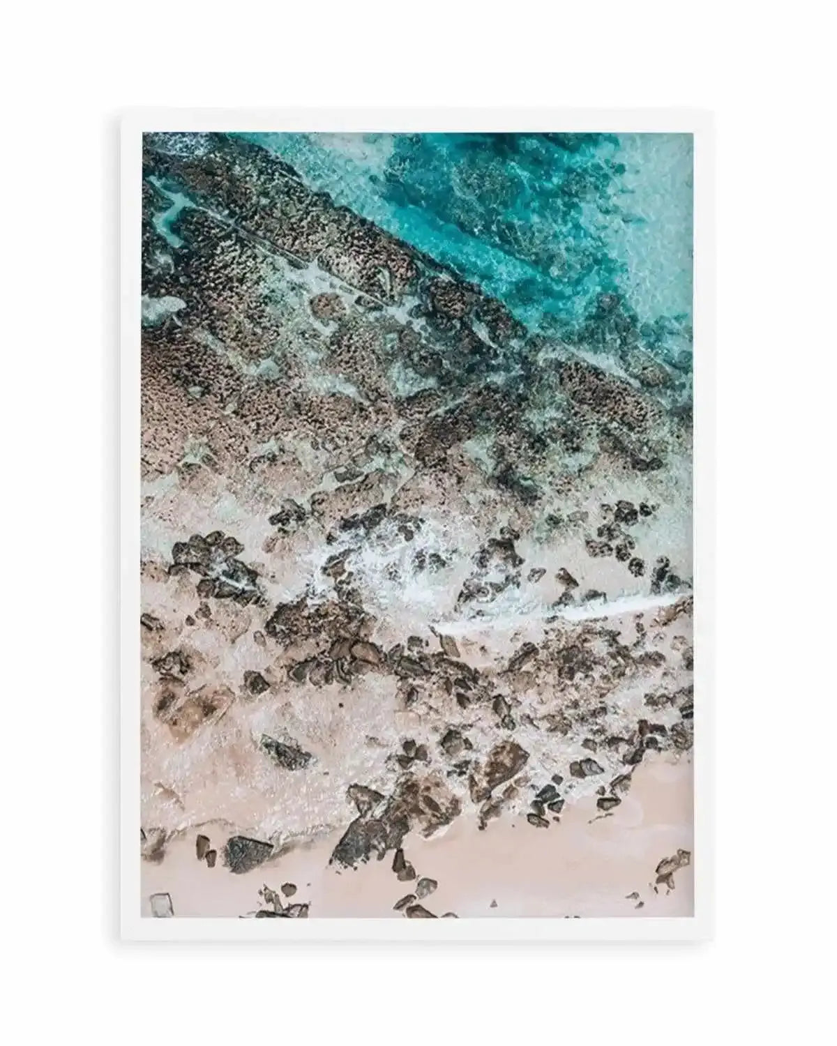 Slice of Blue | Aerial Photo Wall Art Print from Olive et Oriel where you can shop wallpaper and artworks online
