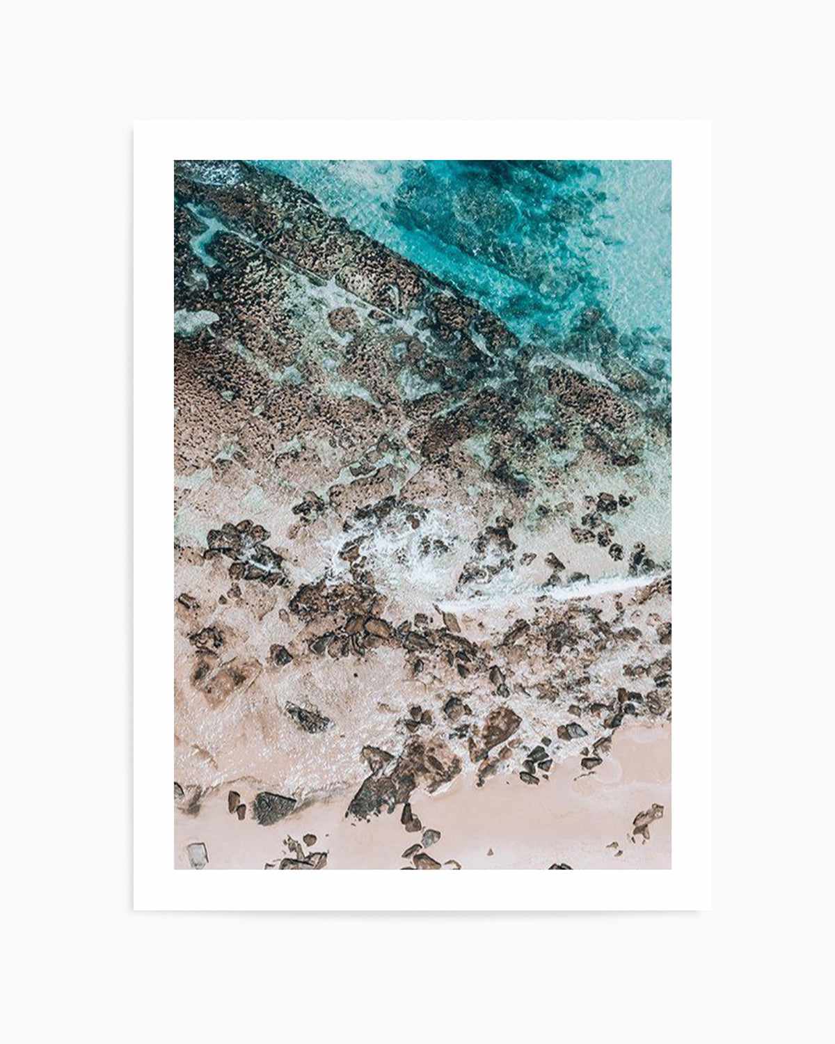 Slice of Blue Art Print