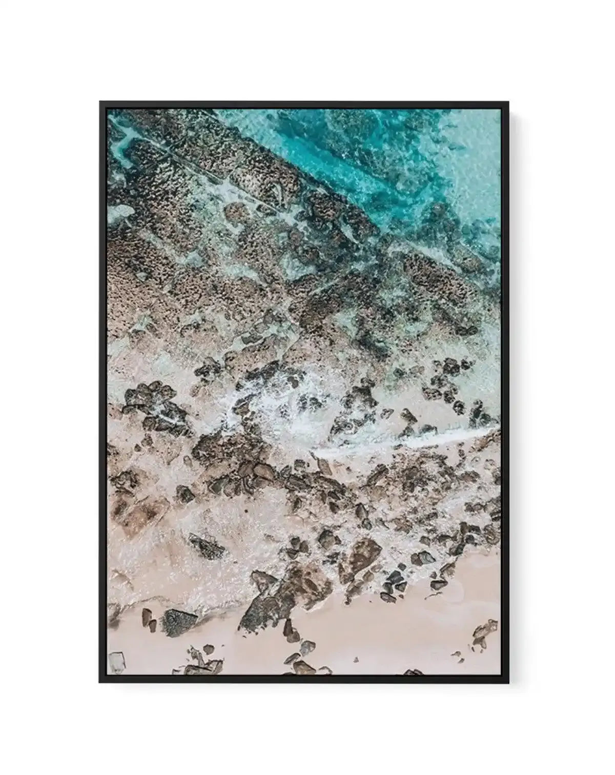 Slice of Blue | Framed Canvas-CANVAS-You can shop wall art online with Olive et Oriel for everything from abstract art to fun kids wall art. Our beautiful modern art prints and canvas art are available from large canvas prints to wall art paintings and our proudly Australian artwork collection offers only the highest quality framed large wall art and canvas art Australia - You can buy fashion photography prints or Hampton print posters and paintings on canvas from Olive et Oriel and have them de