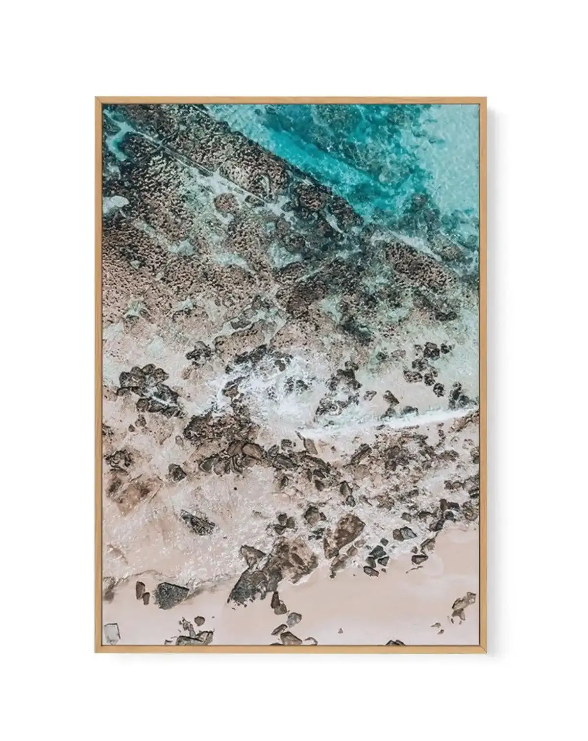 Slice of Blue | Framed Canvas-CANVAS-You can shop wall art online with Olive et Oriel for everything from abstract art to fun kids wall art. Our beautiful modern art prints and canvas art are available from large canvas prints to wall art paintings and our proudly Australian artwork collection offers only the highest quality framed large wall art and canvas art Australia - You can buy fashion photography prints or Hampton print posters and paintings on canvas from Olive et Oriel and have them de