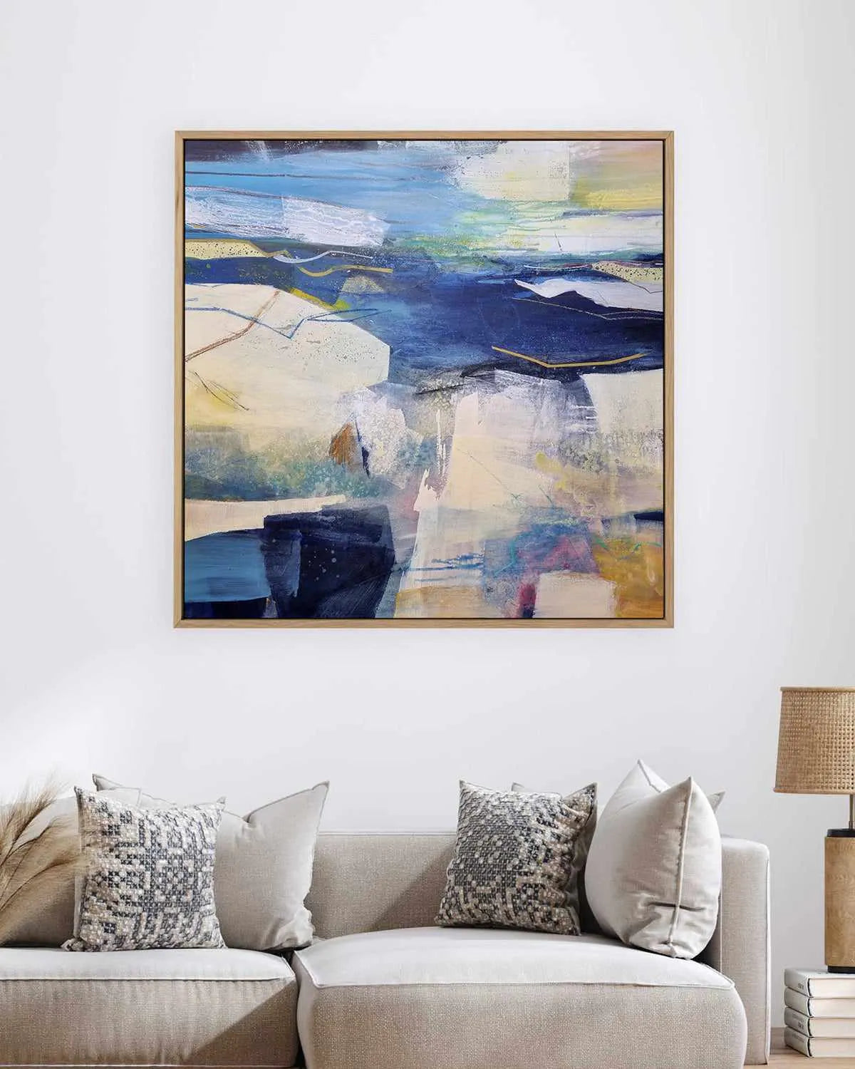 Slipping The Bonds Of Earth by Andrew Kinmont | Framed Canvas Art Print from Olive et Oriel where you can shop wallpaper and artworks online